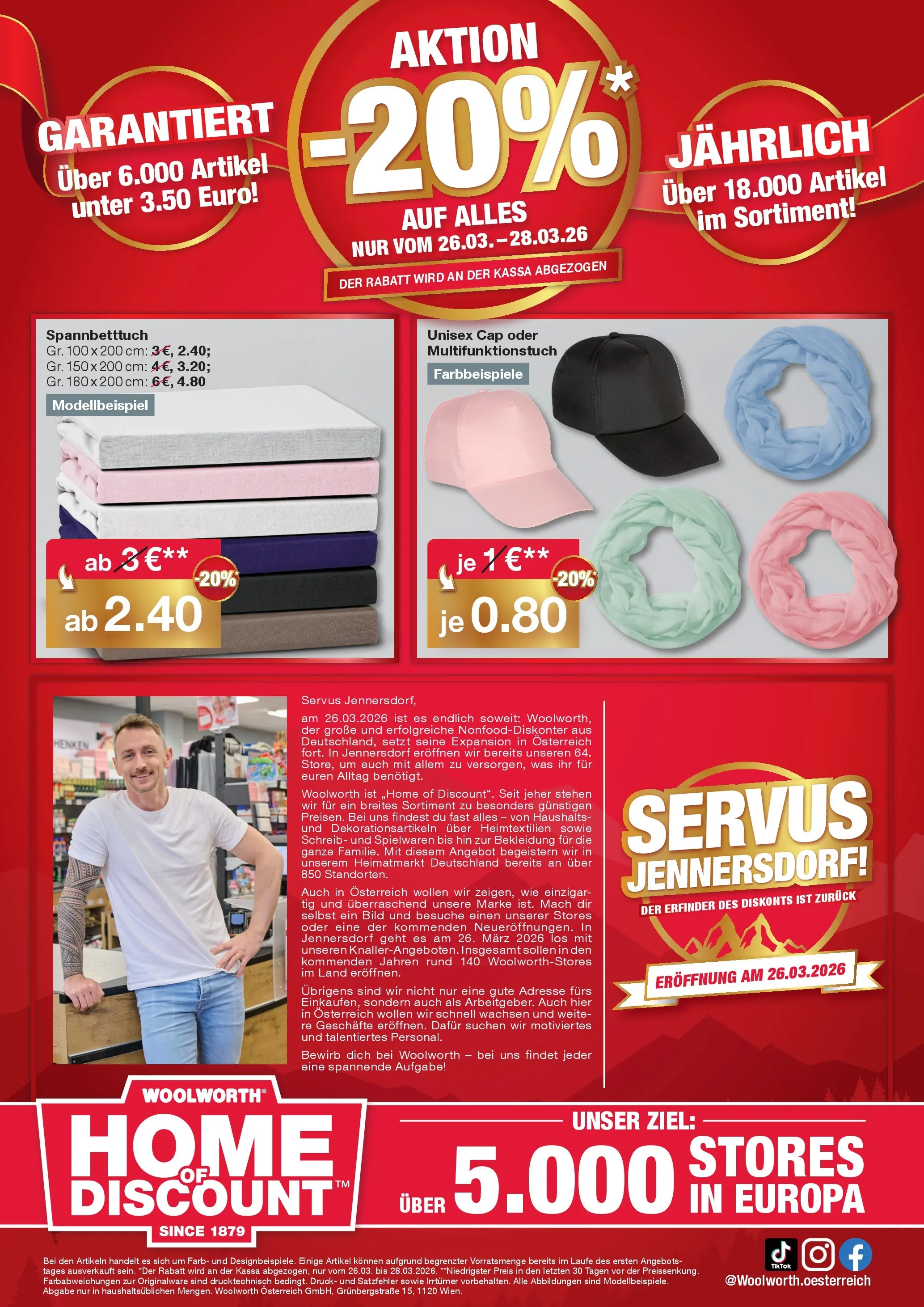 Woolworth - Woolworth: Servus Jennersdorf! von 18.03.2026 - Aktuelle Angebote | Seite: 8 | Produkte: Bekleidung