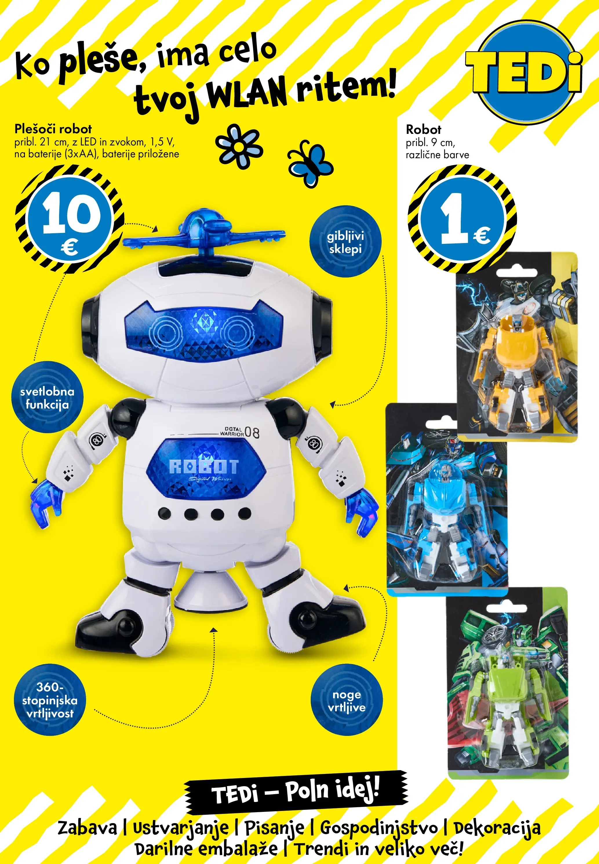 TEDi - TEDi - Poln idej veljaven od 18.03.2026 | Stran: 15 | Izdelki: Robot, Baterije