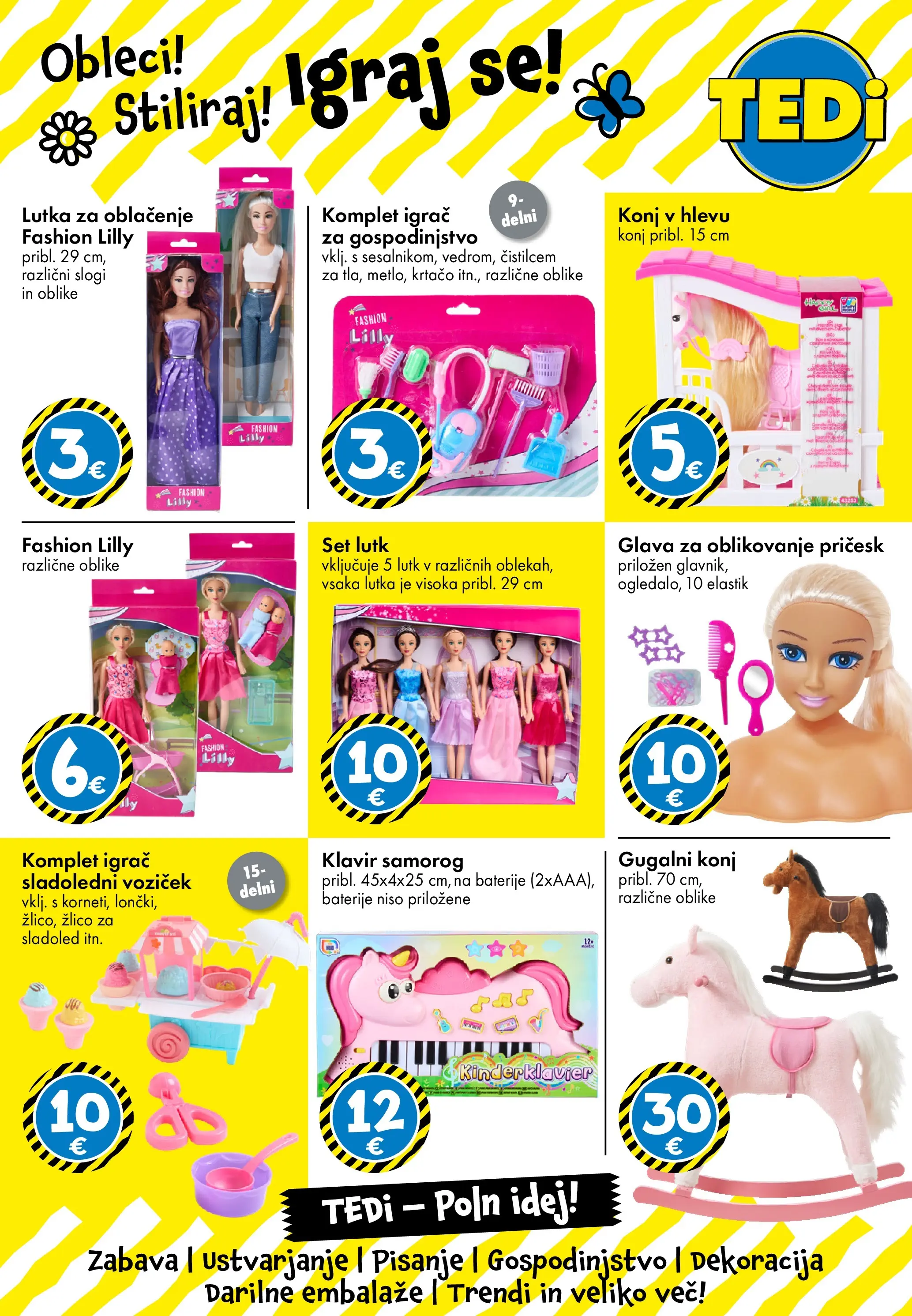 TEDi - TEDi - Poln idej veljaven od 18.03.2026 | Stran: 20 | Izdelki: Baterije, Sladoled, Voziček