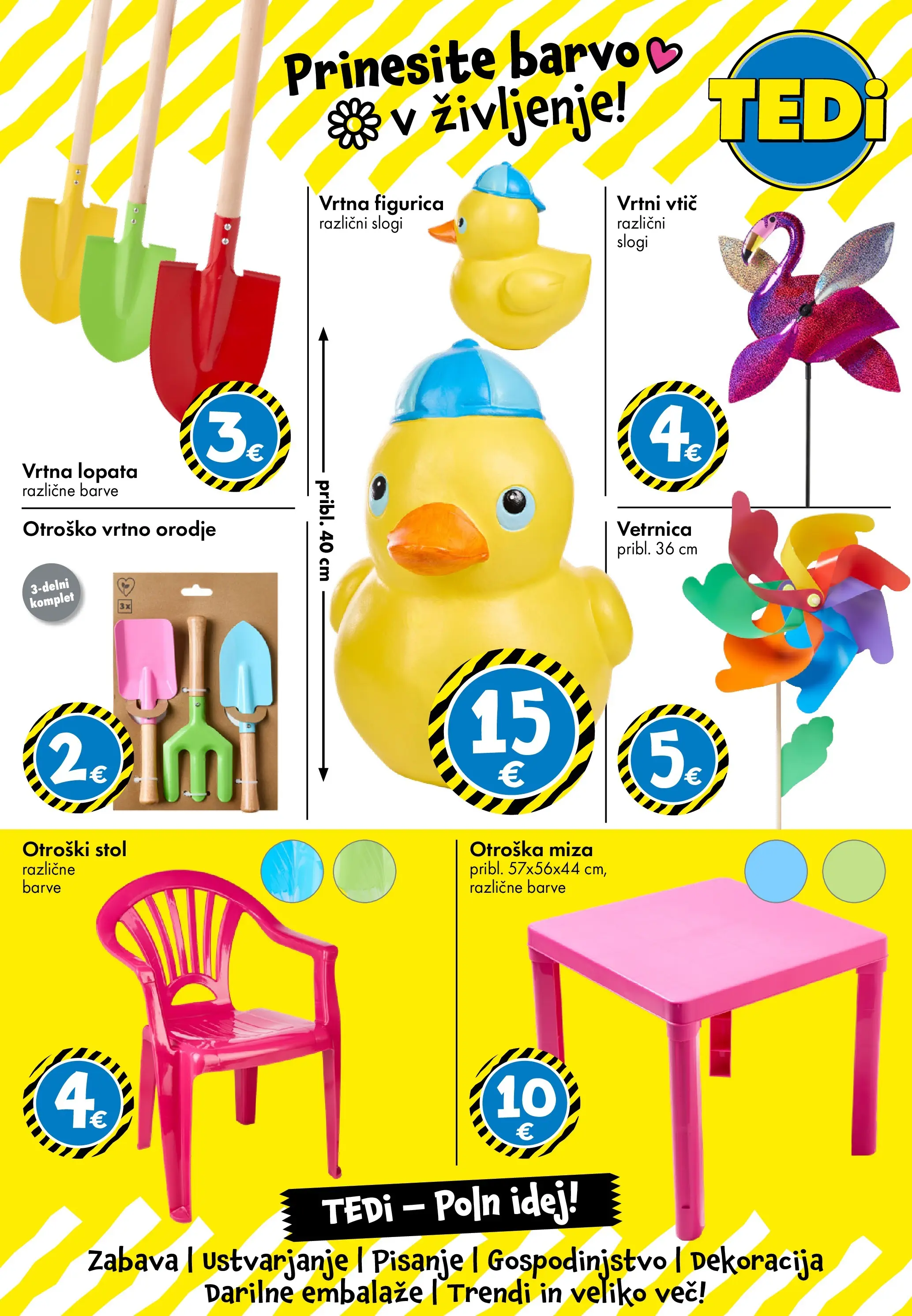TEDi - TEDi - Poln idej veljaven od 18.03.2026 | Stran: 29 | Izdelki: Miza, Stol, Orodje