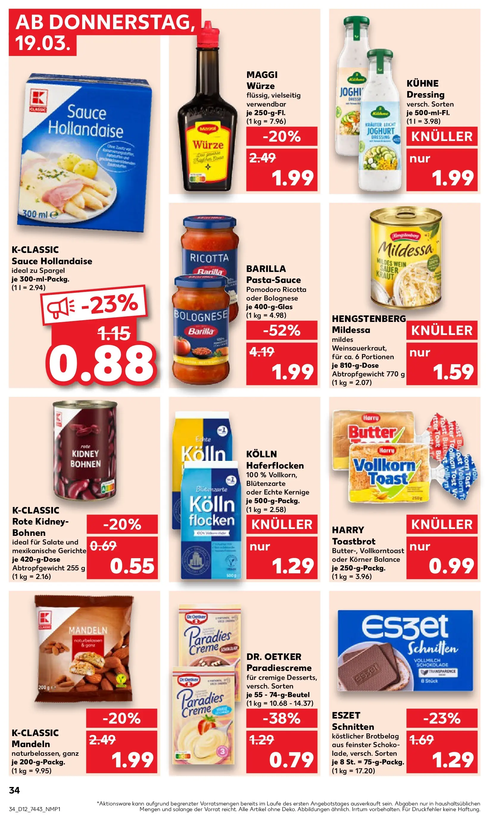 Prospekt Kaufland ab 18.03.2026 » Angebote Online zum Blättern | Seite: 34