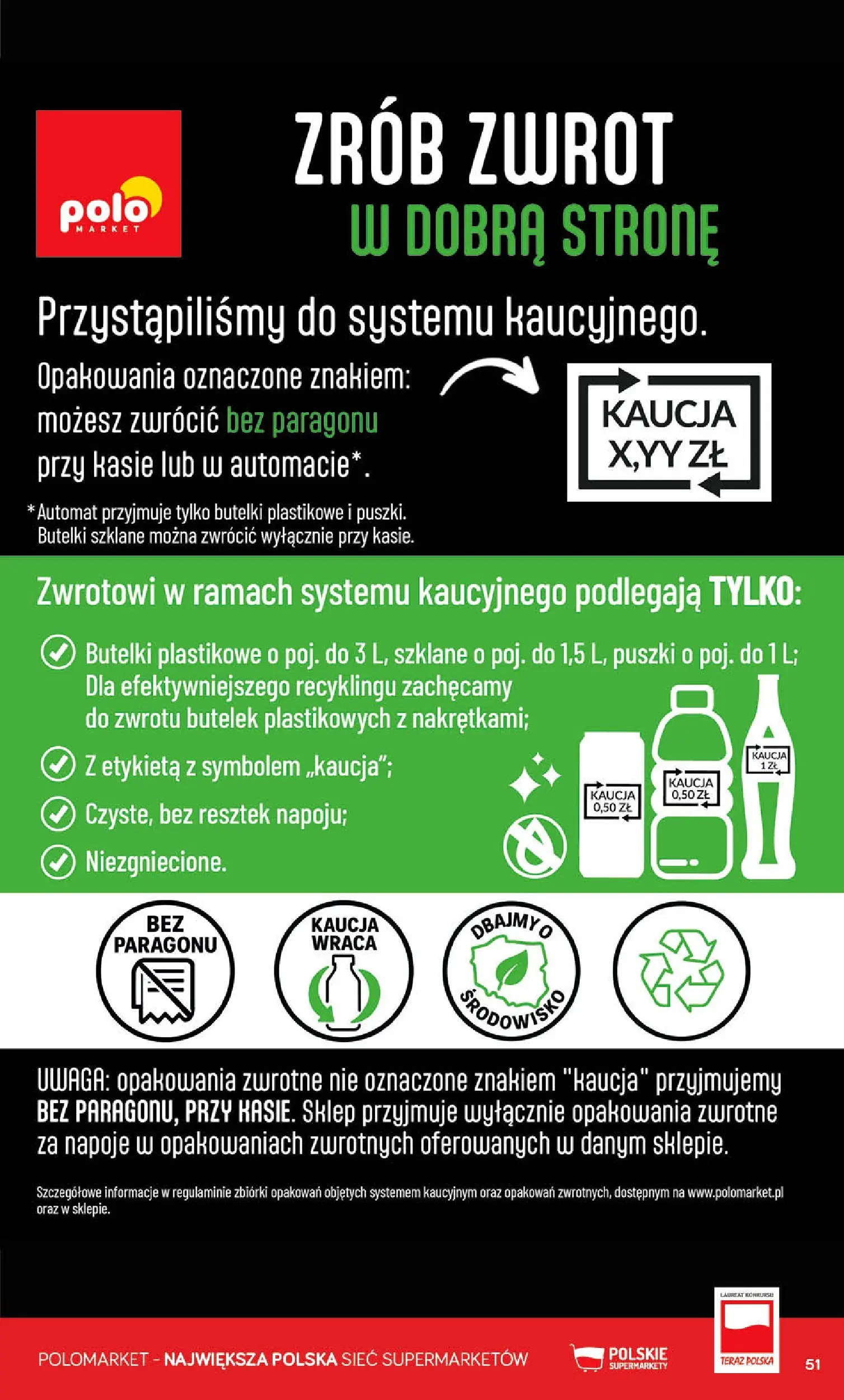 Nowa POLOmarket gazetka od jutra 18.03.2026 | Strona: 51 | Produkty: Napoje