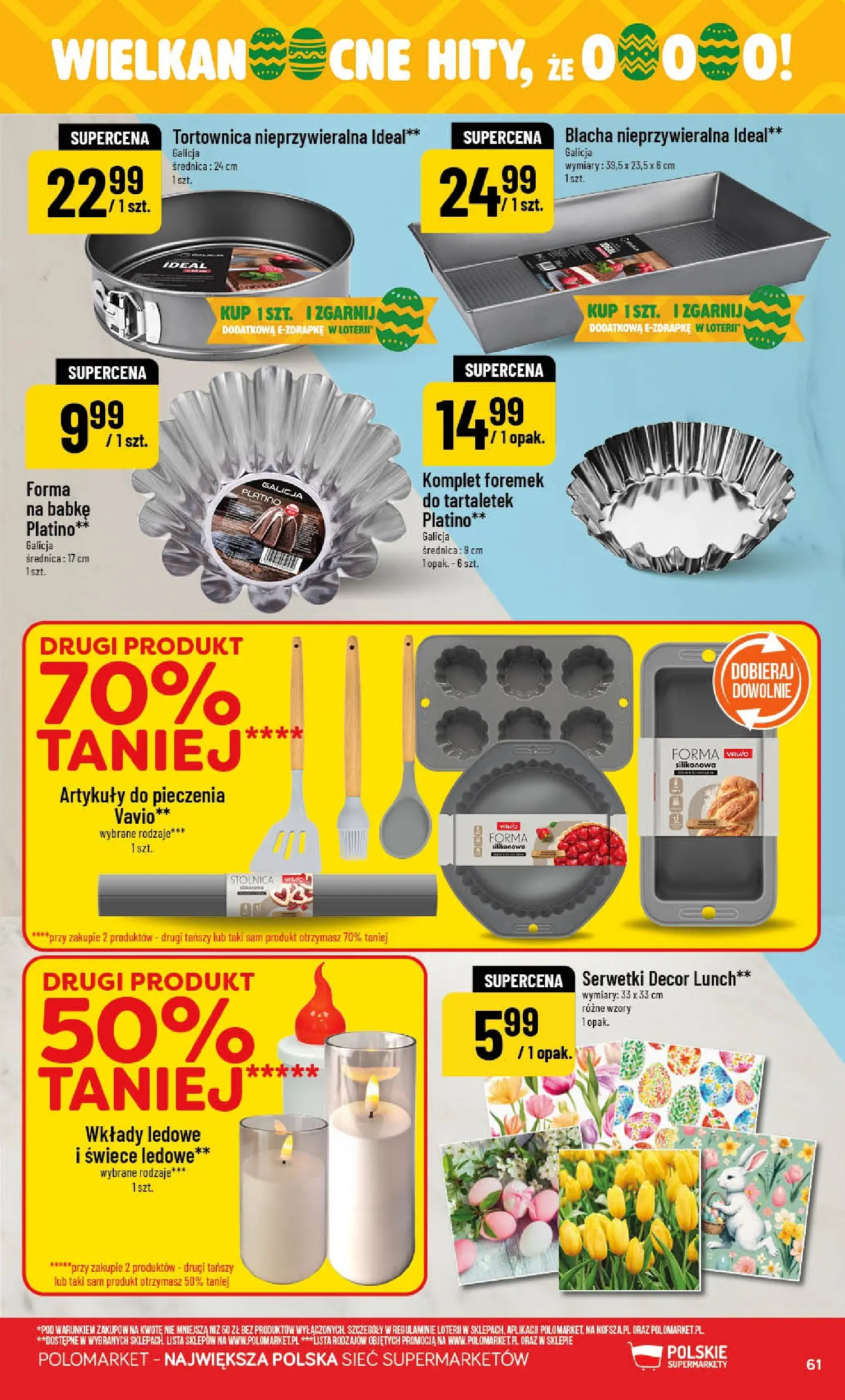 Nowa POLOmarket gazetka od jutra 18.03.2026 | Strona: 61 | Produkty: Świece