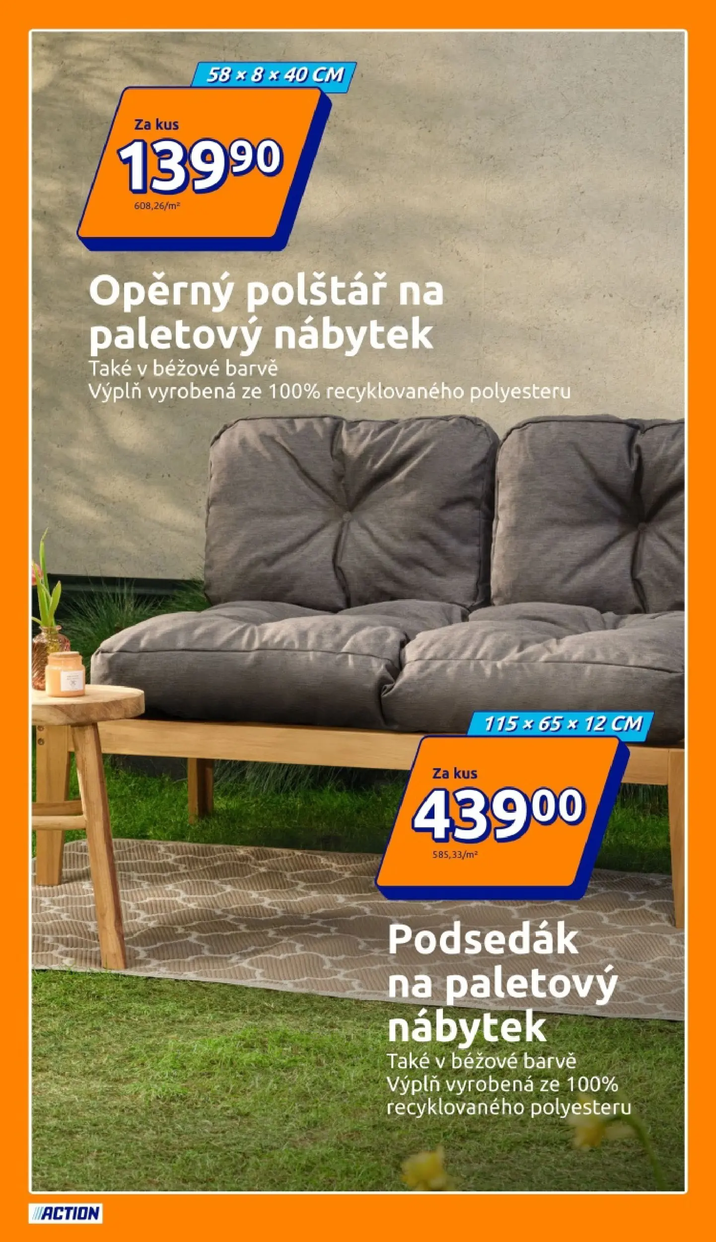 Action leták od 18.03.2026 - Akční leták online | Strana: 9 | Produkty: Podsedák, Nábytek, Polštář