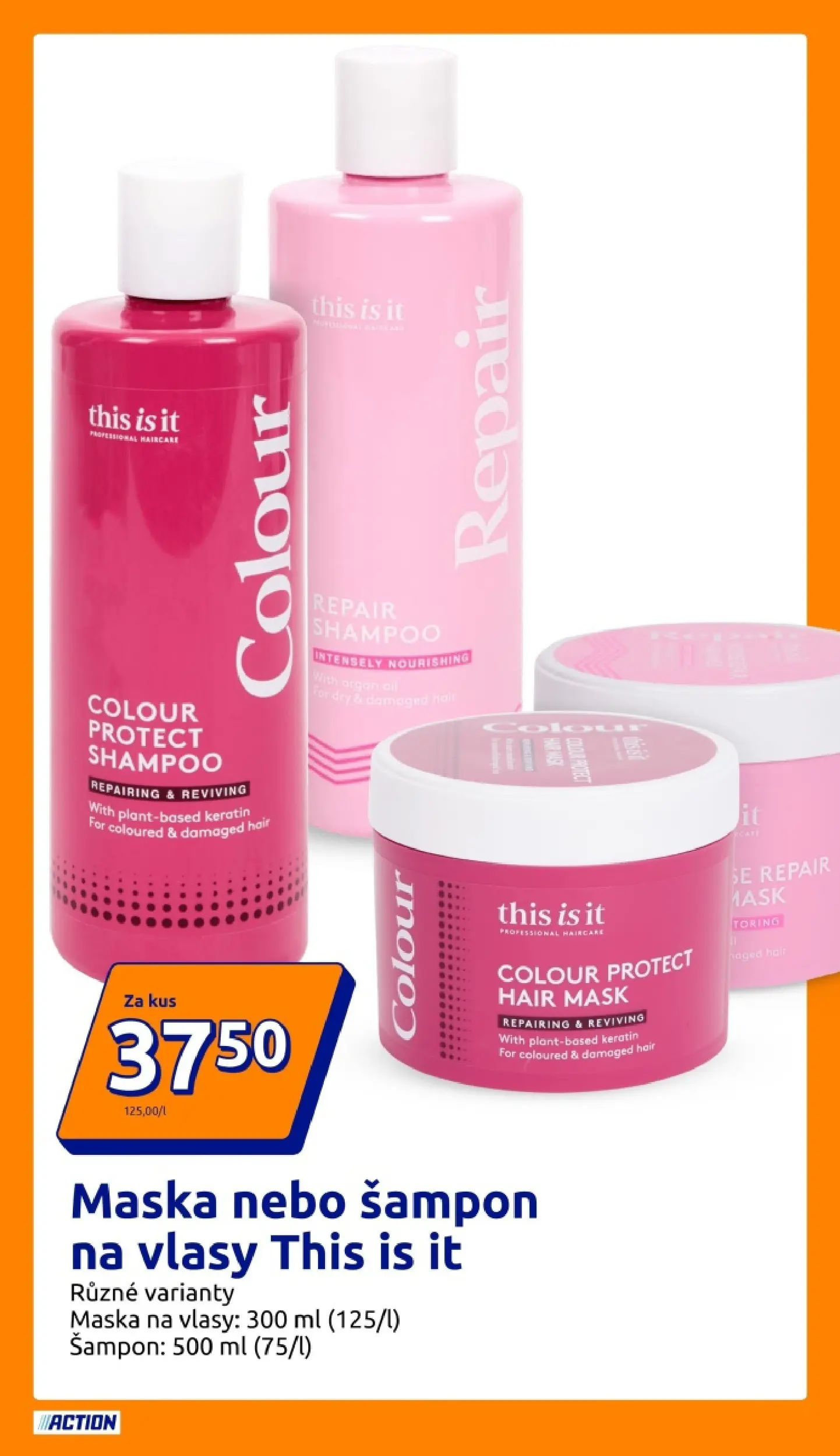 Action leták od 18.03.2026 - Akční leták online | Strana: 12 | Produkty: Šampon, Maska na vlasy, Maska