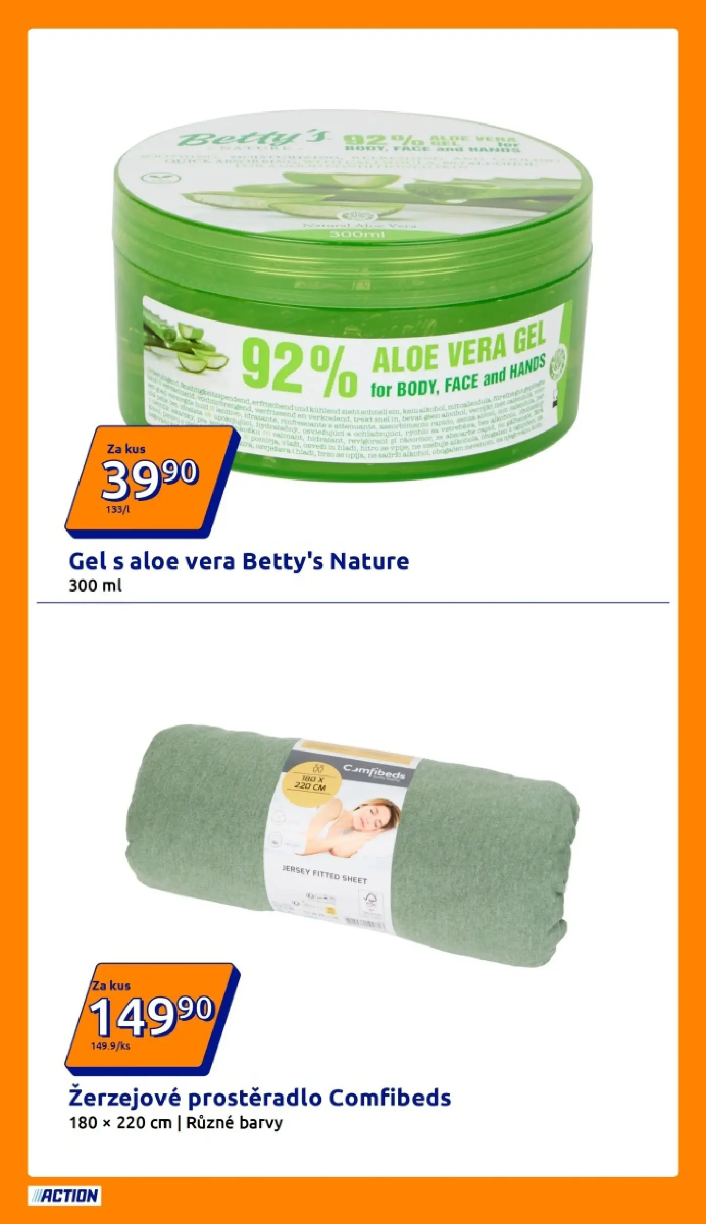 Action leták od 18.03.2026 - Akční leták online | Strana: 15 | Produkty: Aloe vera, Prostěradlo, Barvy