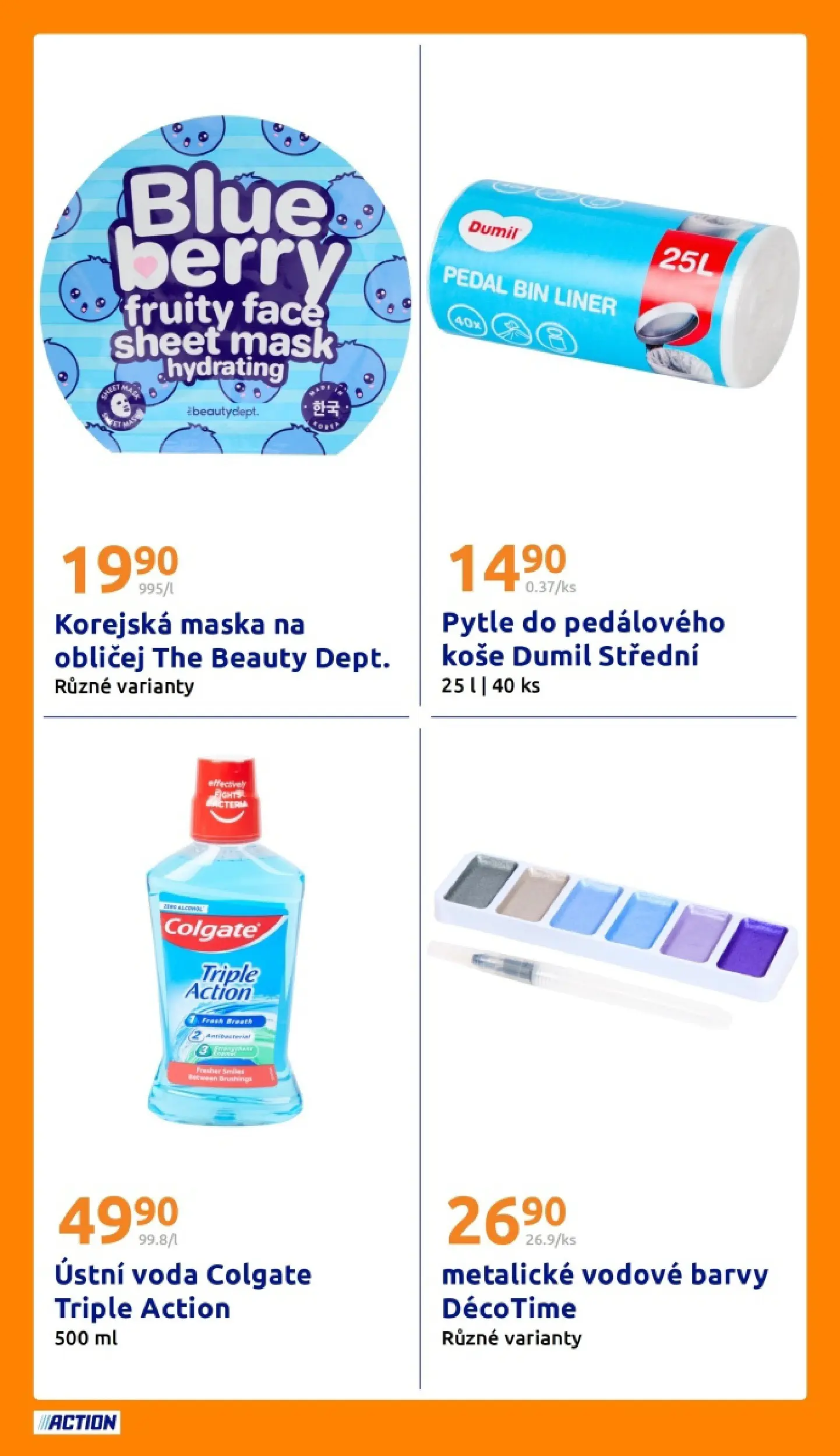 Action leták od 18.03.2026 - Akční leták online | Strana: 18 | Produkty: Ústní voda, Voda, Barvy, Maska