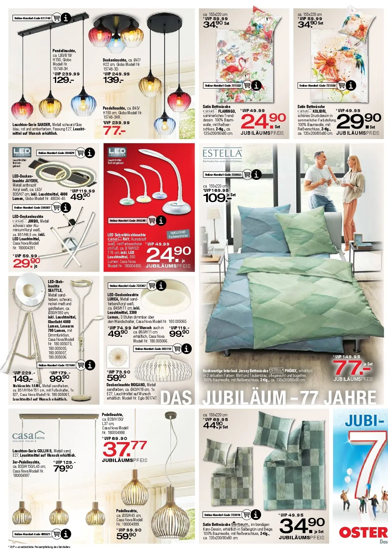 Ostermann - Möbel Ostermann: Neue Möbel wirken Wunder. (ab 20.03.2026) zum Blättern | Seite: 6 | Produkte: Bettwäsche