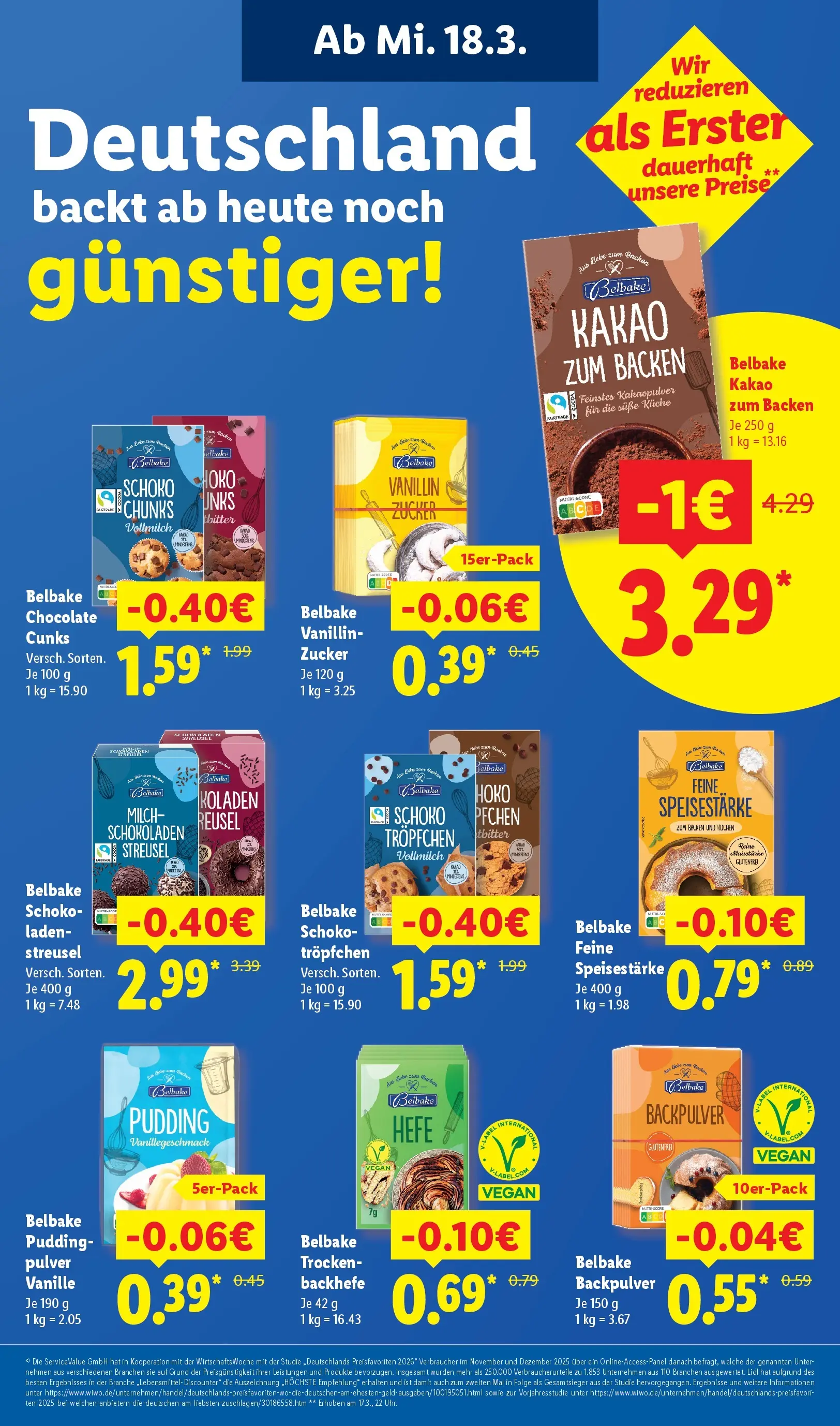 Lidl Prospekt Hof-innenstadt (ab 16.03.2026) zum Blättern » Angebote | Seite: 3 | Produkte: Milch, Küche, Pudding, Zucker
