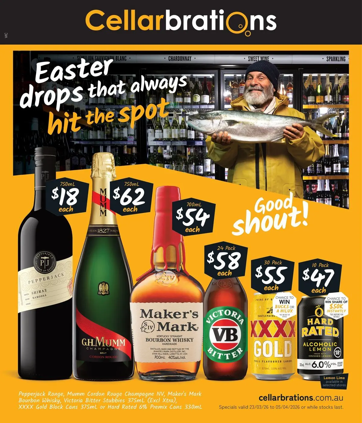 Deals - Easter drops that always hit the spot! - 22/03/2026 > weekly / monthly specials | Page: 1