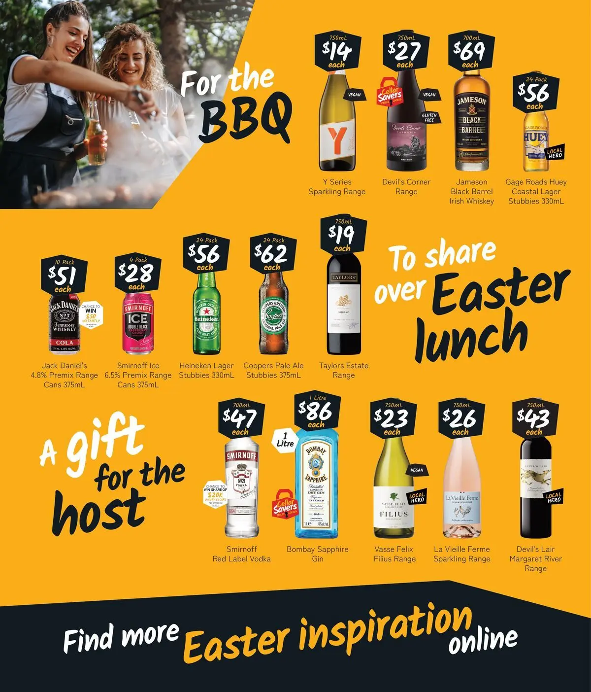 Deals - Easter drops that always hit the spot! - 22/03/2026 > weekly / monthly specials | Page: 3 | Products: Vodka, Whiskey