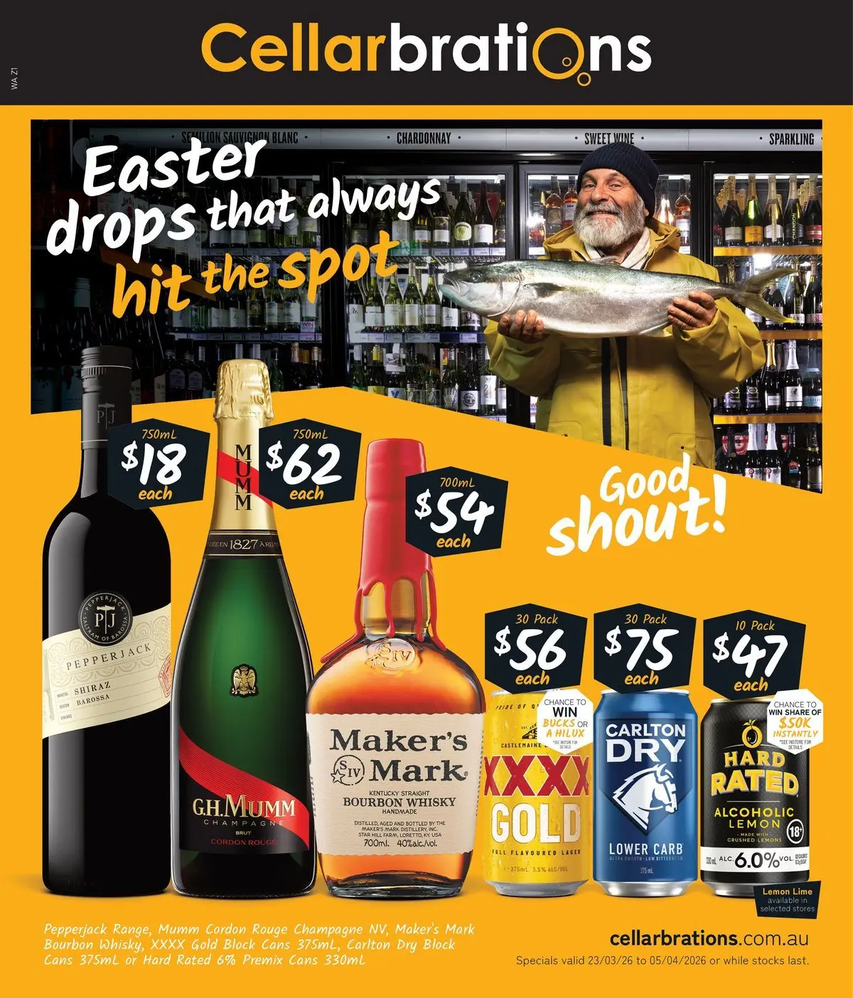 Deals - Easter drops that always hit the spot! - 22/03/2026 > weekly / monthly specials | Page: 1 | Products: Handmade, Bourbon, Lemon, Lime