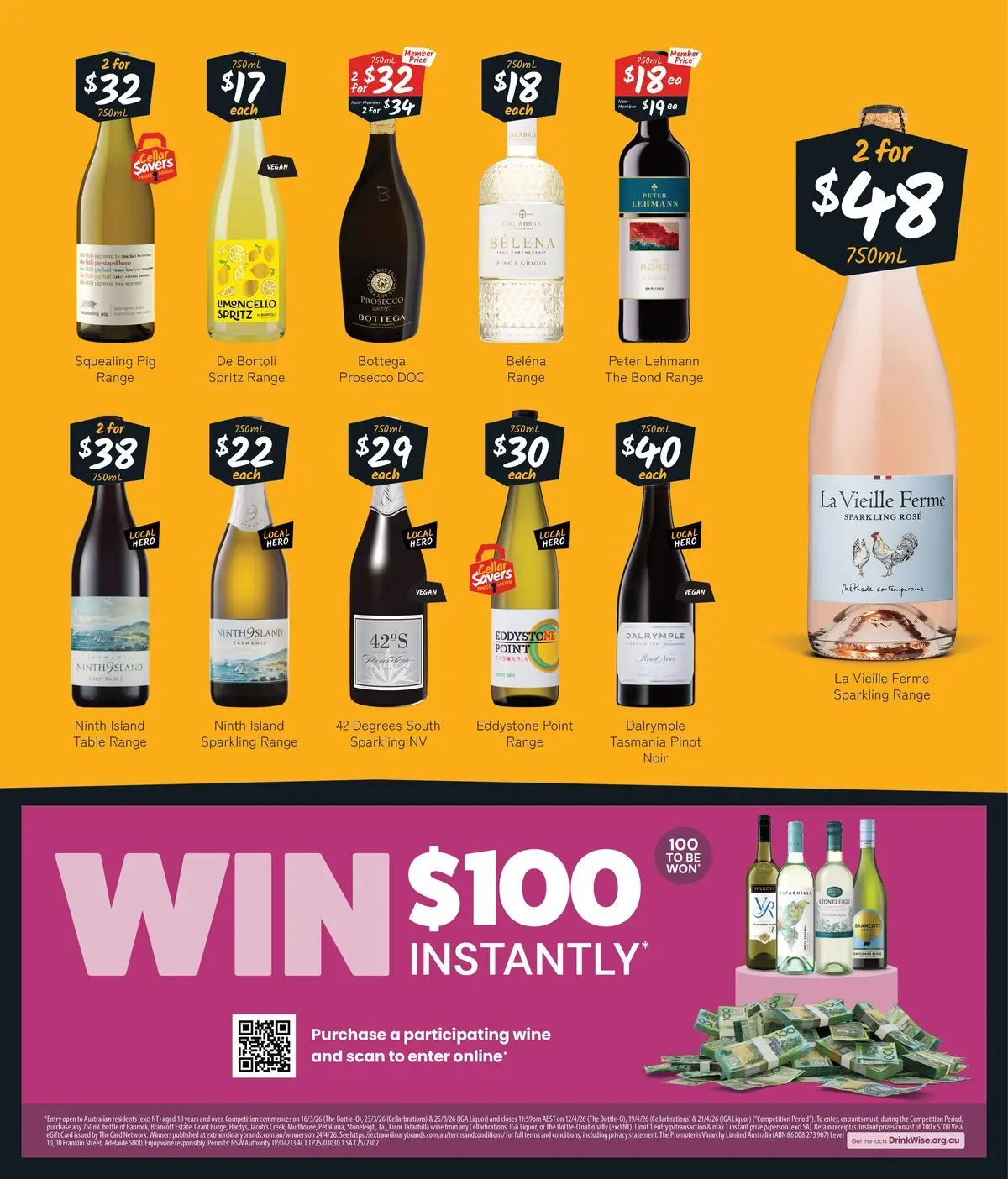 Deals - Easter drops that always hit the spot! - 22/03/2026 > weekly / monthly specials | Page: 5 | Products: Table, Wine