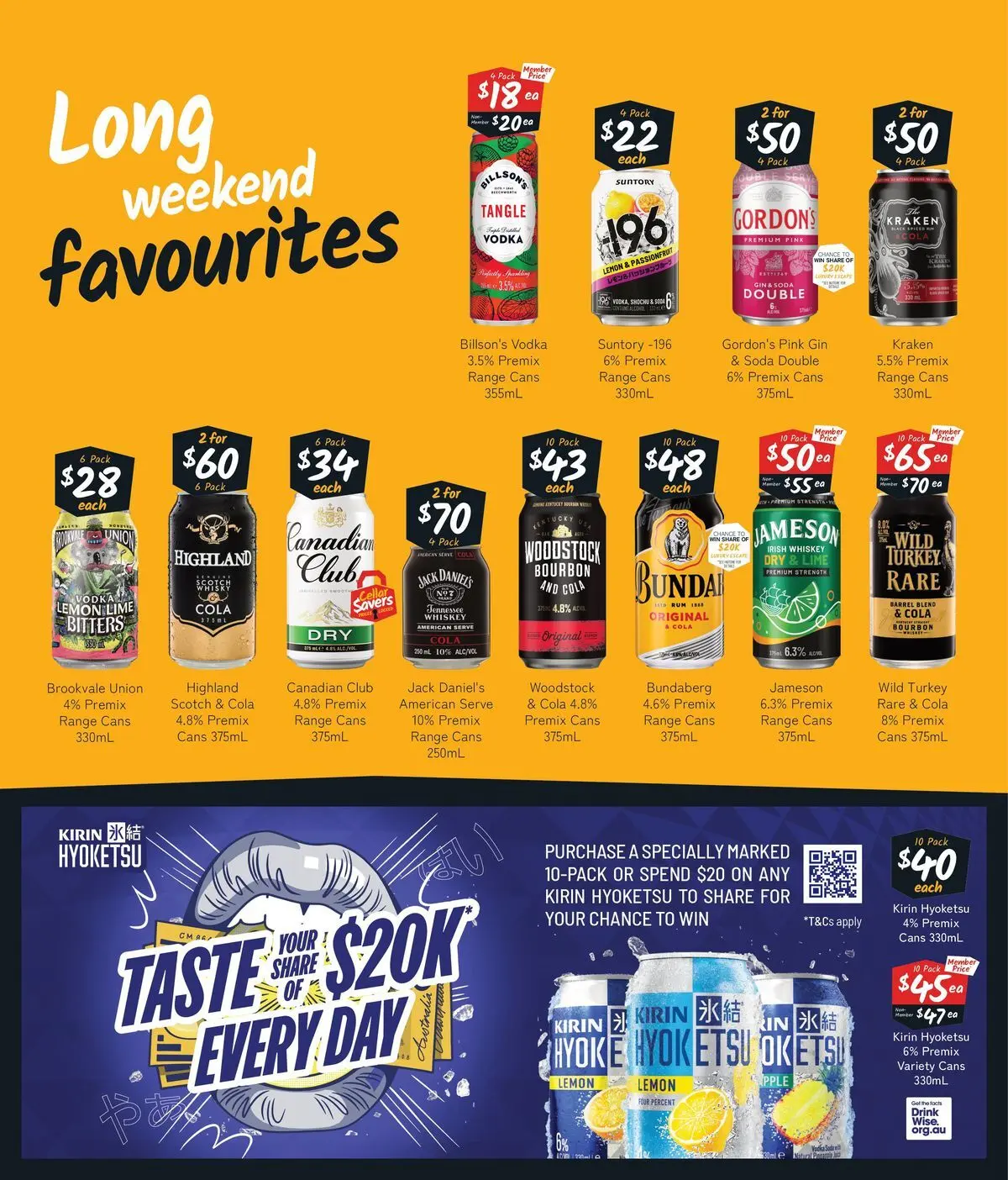 Deals - Easter drops that always hit the spot! - 22/03/2026 > weekly / monthly specials | Page: 7 | Products: Bourbon, Gin, Whiskey, Turkey