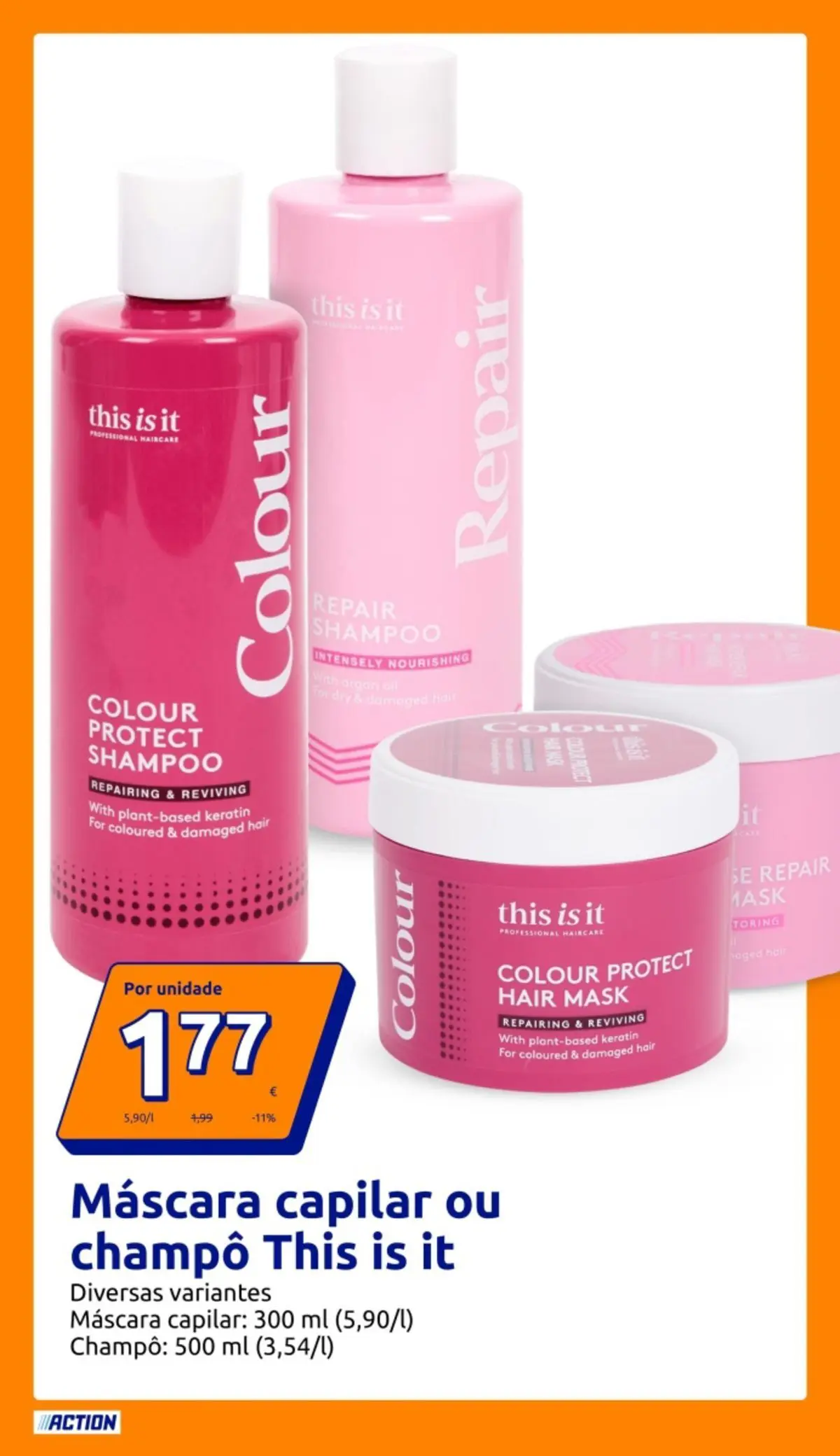 Action - Preços extremamente baixos » de 18/03/2026 - 24/03/2026 | Página: 12 | Produtos: Shampoo