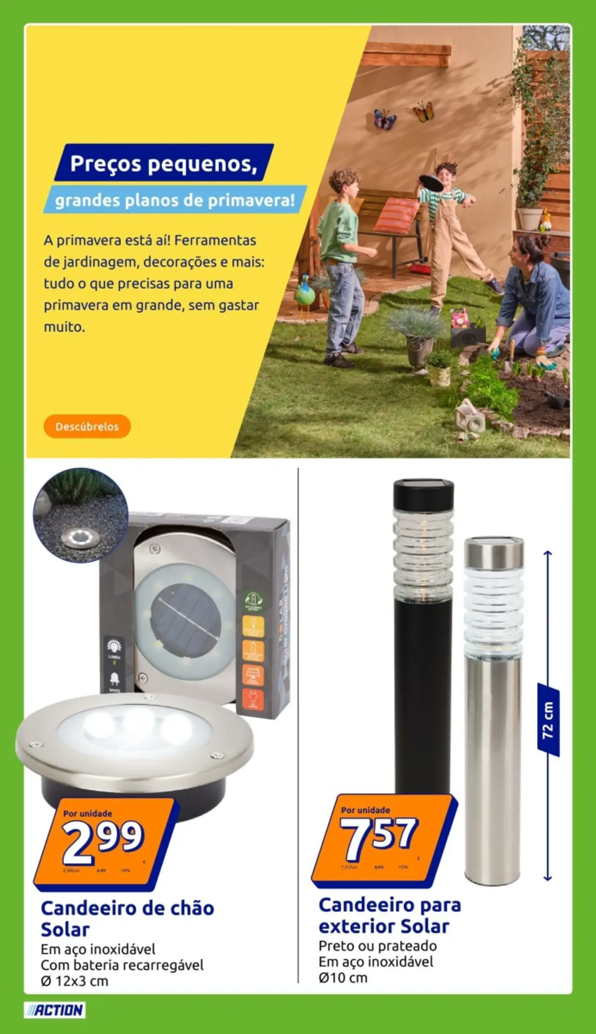 Action - Preços extremamente baixos » de 18/03/2026 - 24/03/2026 | Página: 14 | Produtos: Candeeiro, Ferramentas, Bateria