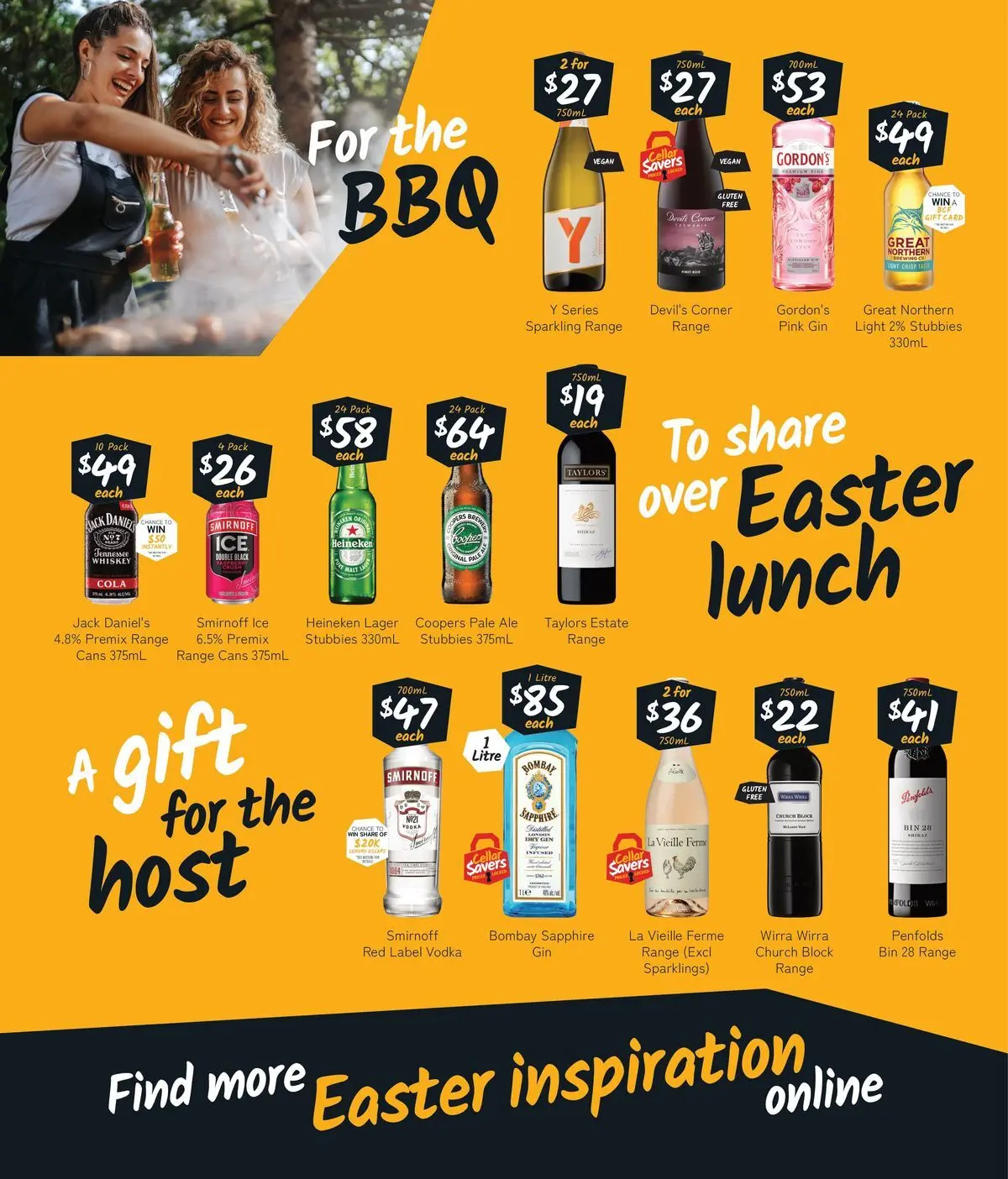 Deals - Easter Drops That Always Hit The Spot! - 22/03/2026 > weekly / monthly specials | Page: 3 | Products: Light, Gin, Vodka, Whiskey