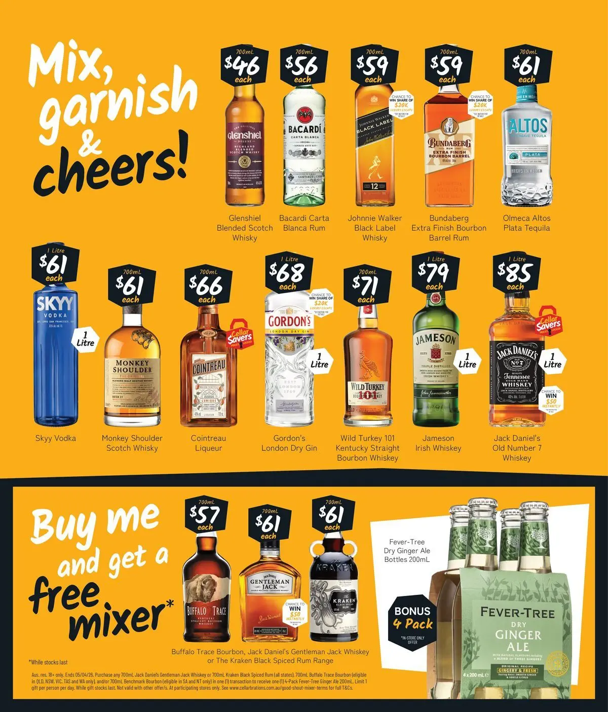 Deals - Easter Drops That Always Hit The Spot! - 22/03/2026 > weekly / monthly specials | Page: 6 | Products: Bourbon, Gin, Vodka, Scotch