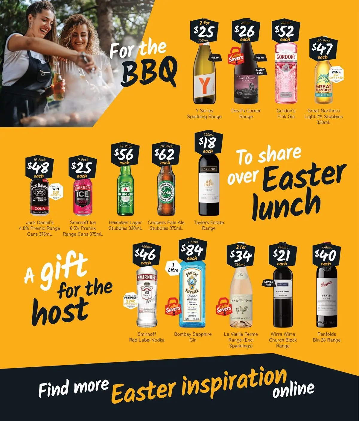 Deals - Easter Drops That Always Hit The Spot! - 22/03/2026 > weekly / monthly specials | Page: 3 | Products: Light, Gin, Vodka, Whiskey