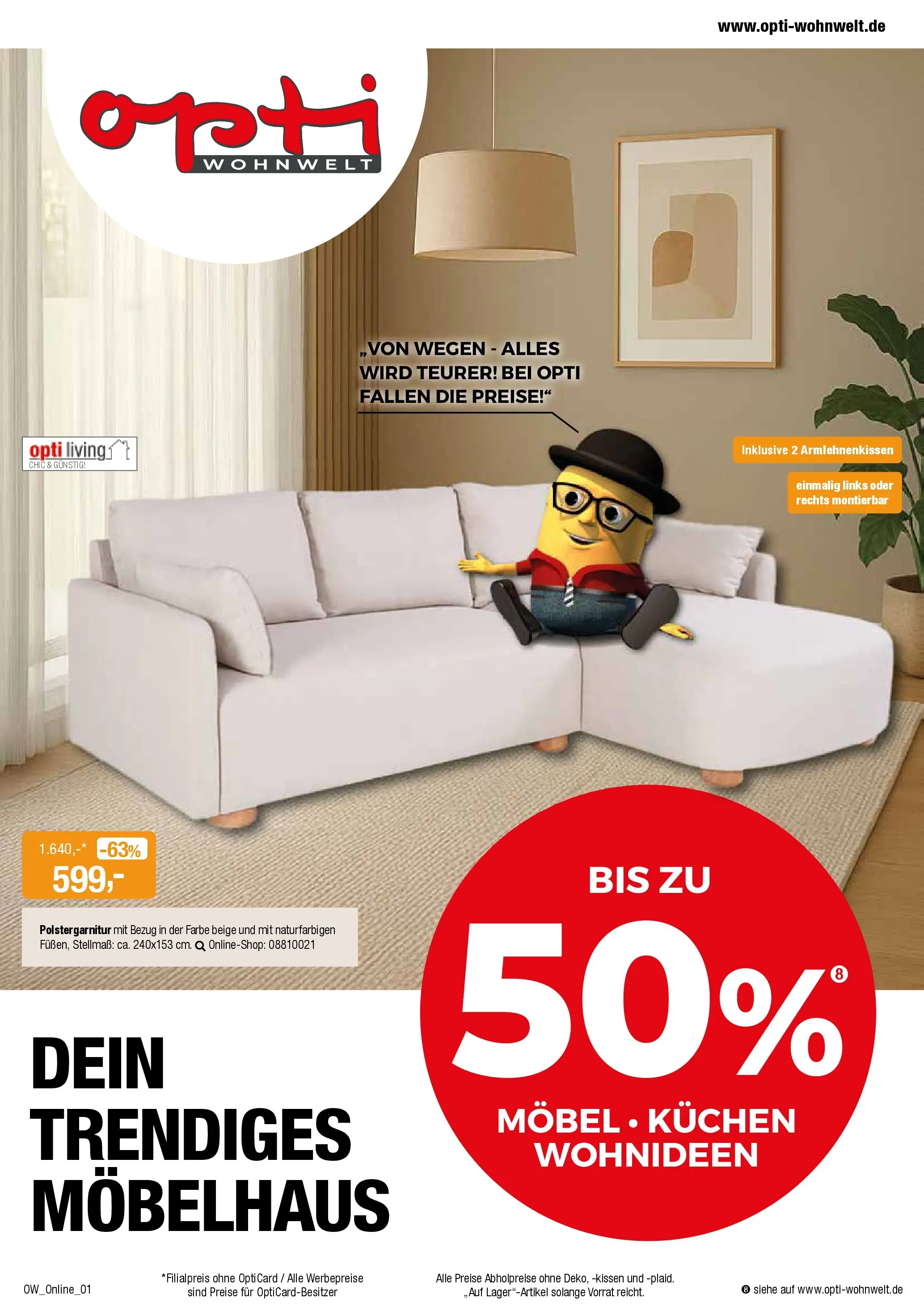 Angebote - Dein trendiges Möbelhaus (ab 21.03.2026) zum Blättern | Seite: 1 | Produkte: Kissen, Kuchen