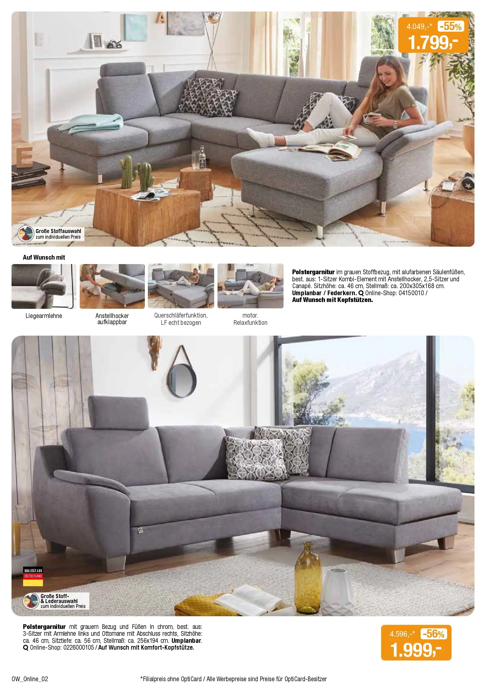 Angebote - Dein trendiges Möbelhaus (ab 21.03.2026) zum Blättern | Seite: 2