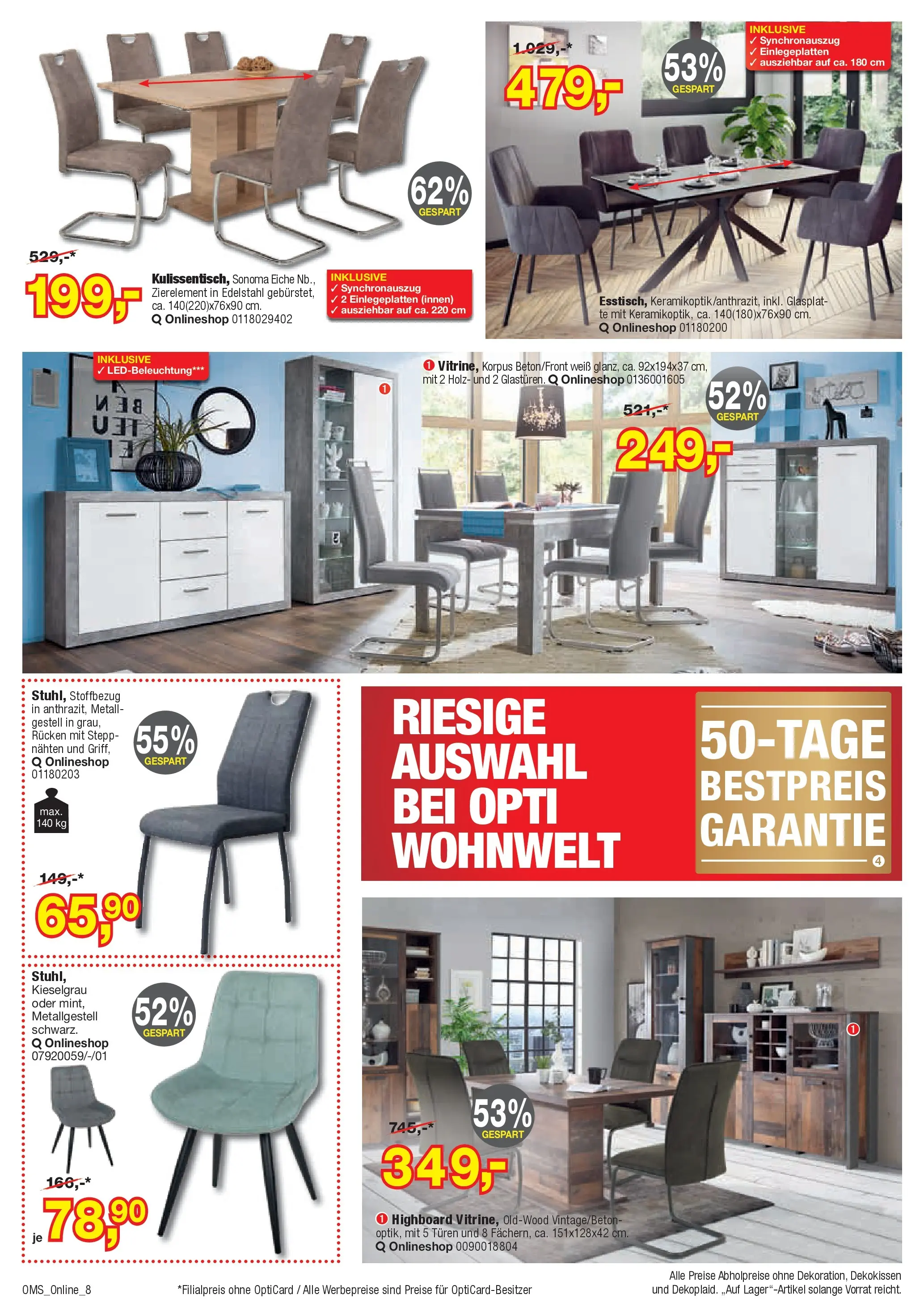 Angebote - Dein trendiges Möbelhaus (ab 21.03.2026) zum Blättern | Seite: 8 | Produkte: HIghboard