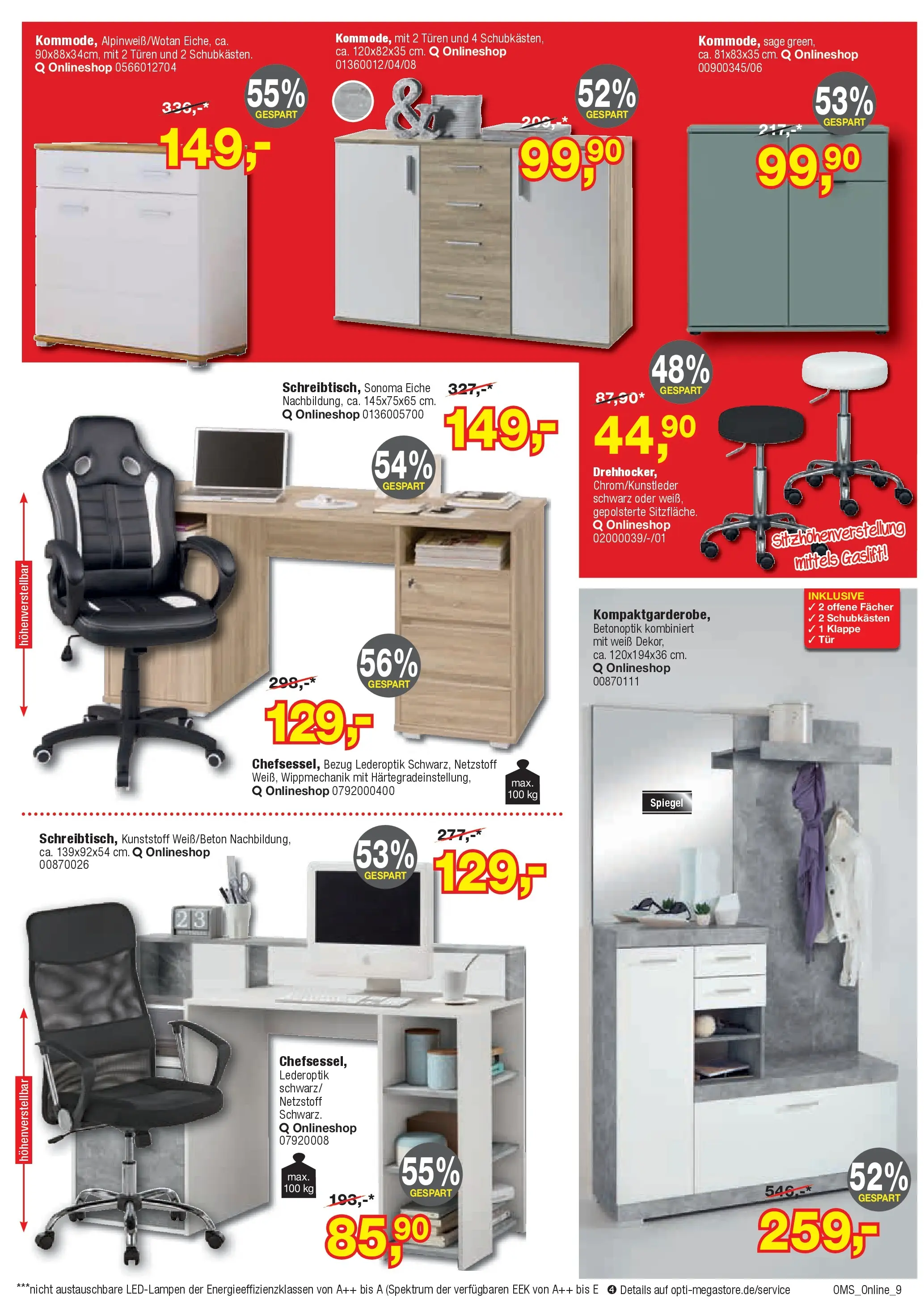 Angebote - Dein trendiges Möbelhaus (ab 21.03.2026) zum Blättern | Seite: 9 | Produkte: Tür