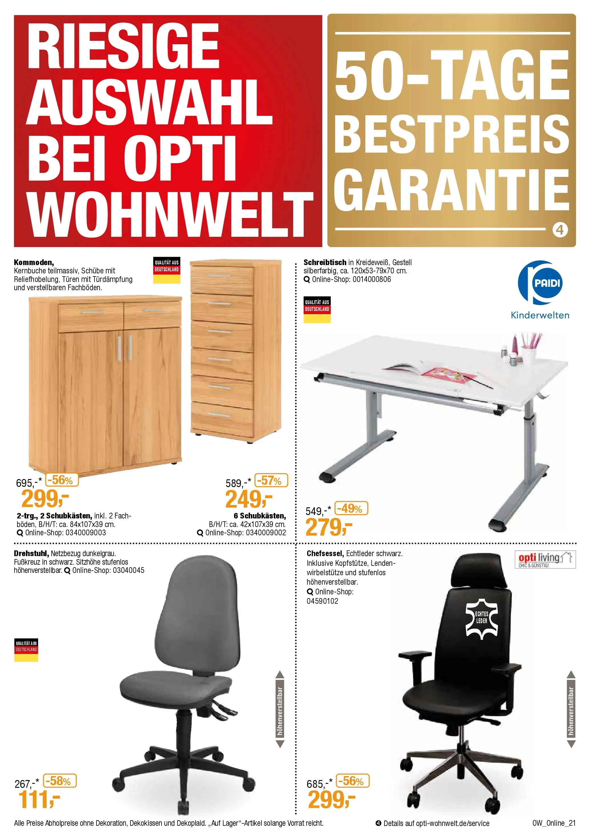 Angebote - Dein trendiges Möbelhaus (ab 21.03.2026) zum Blättern | Seite: 21