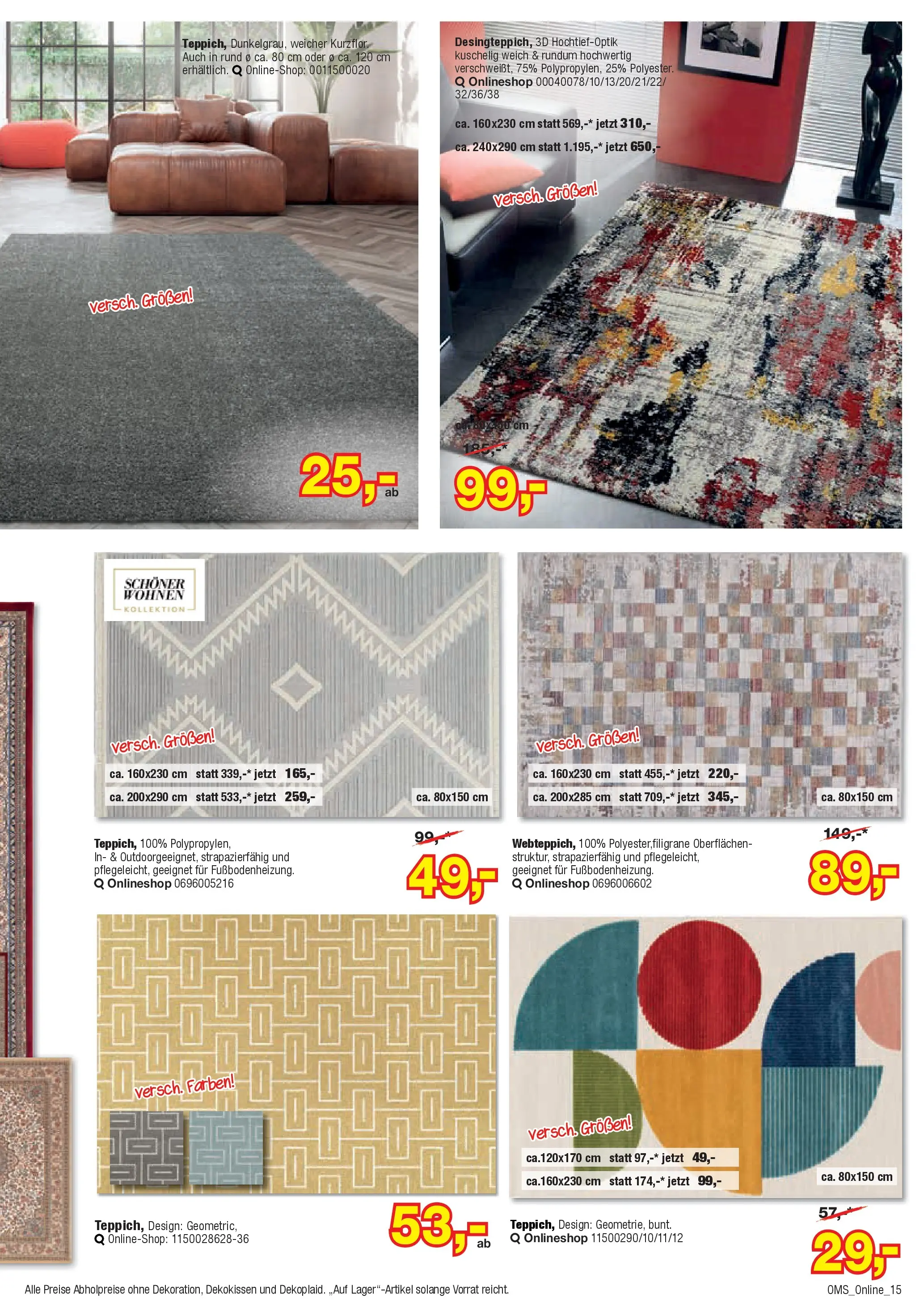 Angebote - Dein trendiges Möbelhaus (ab 21.03.2026) zum Blättern | Seite: 15