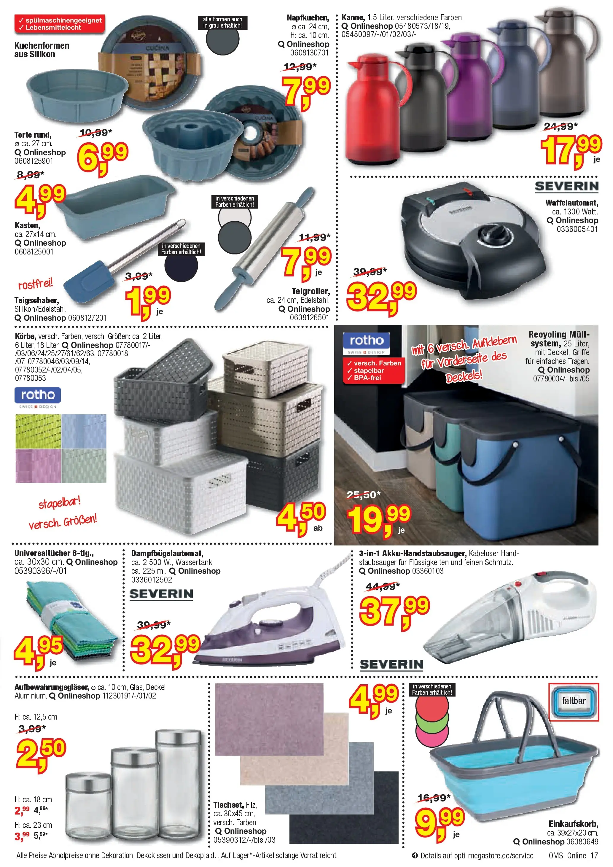 Angebote - Dein trendiges Möbelhaus (ab 21.03.2026) zum Blättern | Seite: 17 | Produkte: Staubsauger