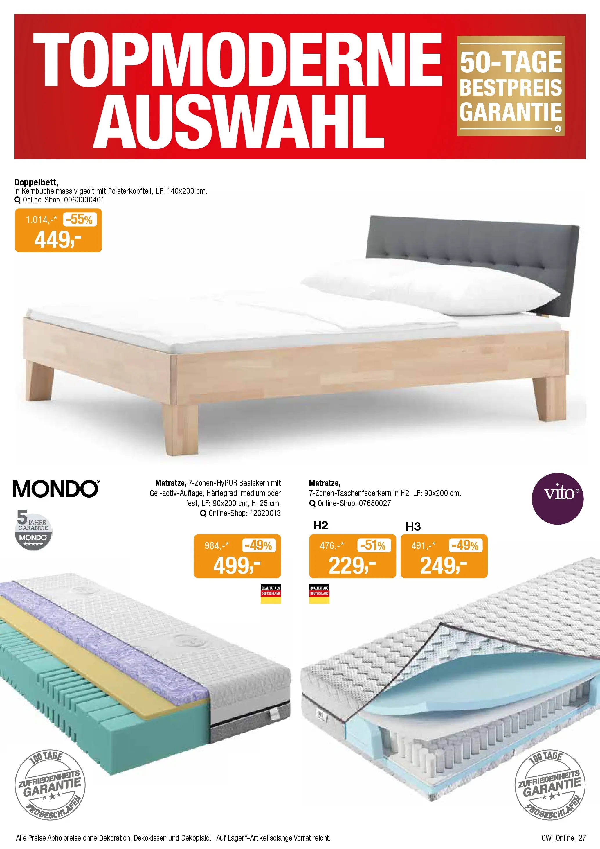 Angebote - Dein trendiges Möbelhaus (ab 21.03.2026) zum Blättern | Seite: 27