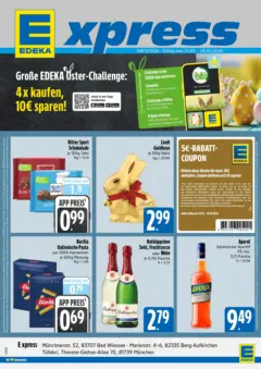 Edeka prospekt München	 ab 22.03.2026 gültig