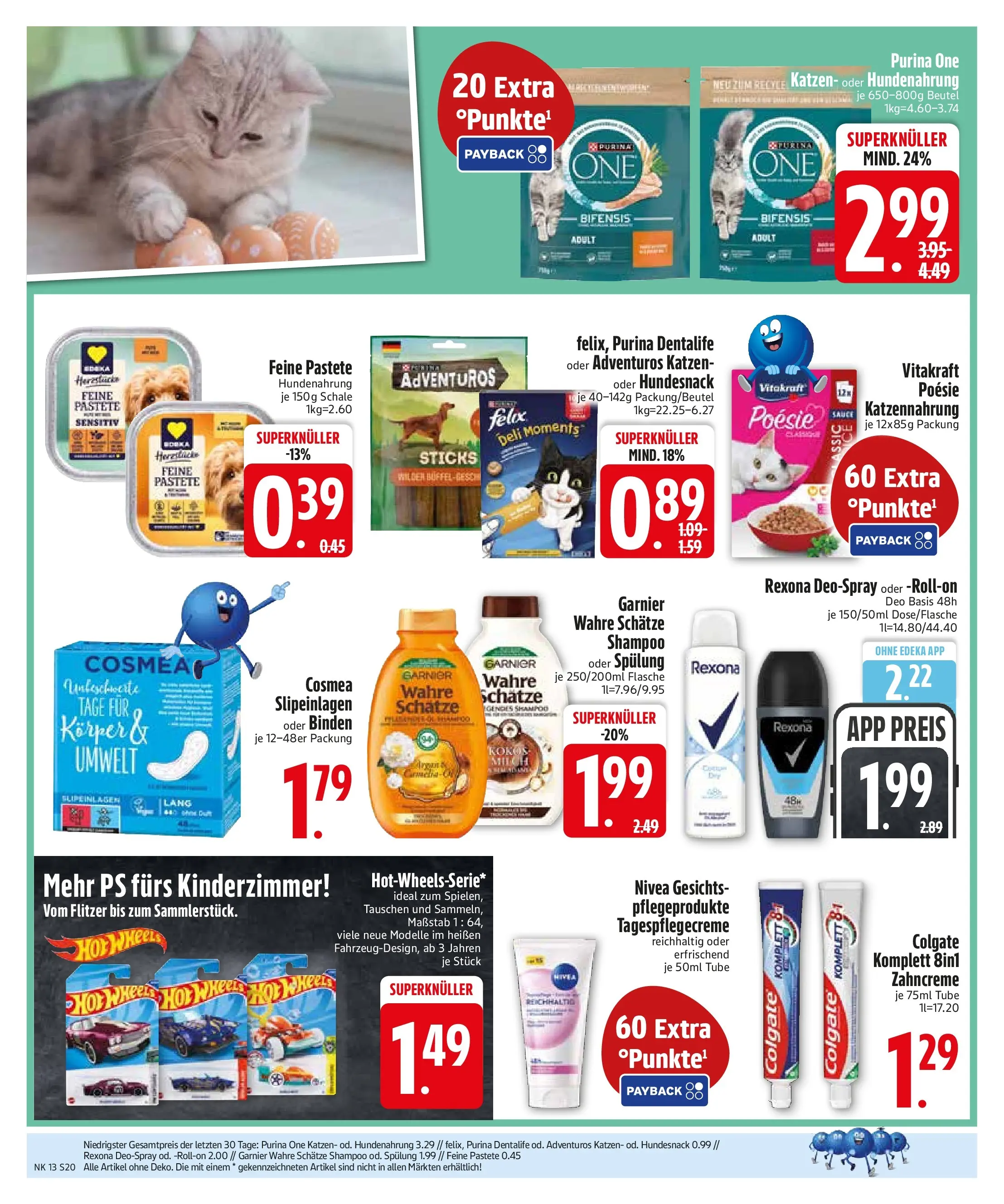 Edeka prospekt Sonthofen	 (ab 22.03.2026) » Angebote Online | Seite: 22 | Produkte: Purina one, Shampoo, Spülung, Deospray
