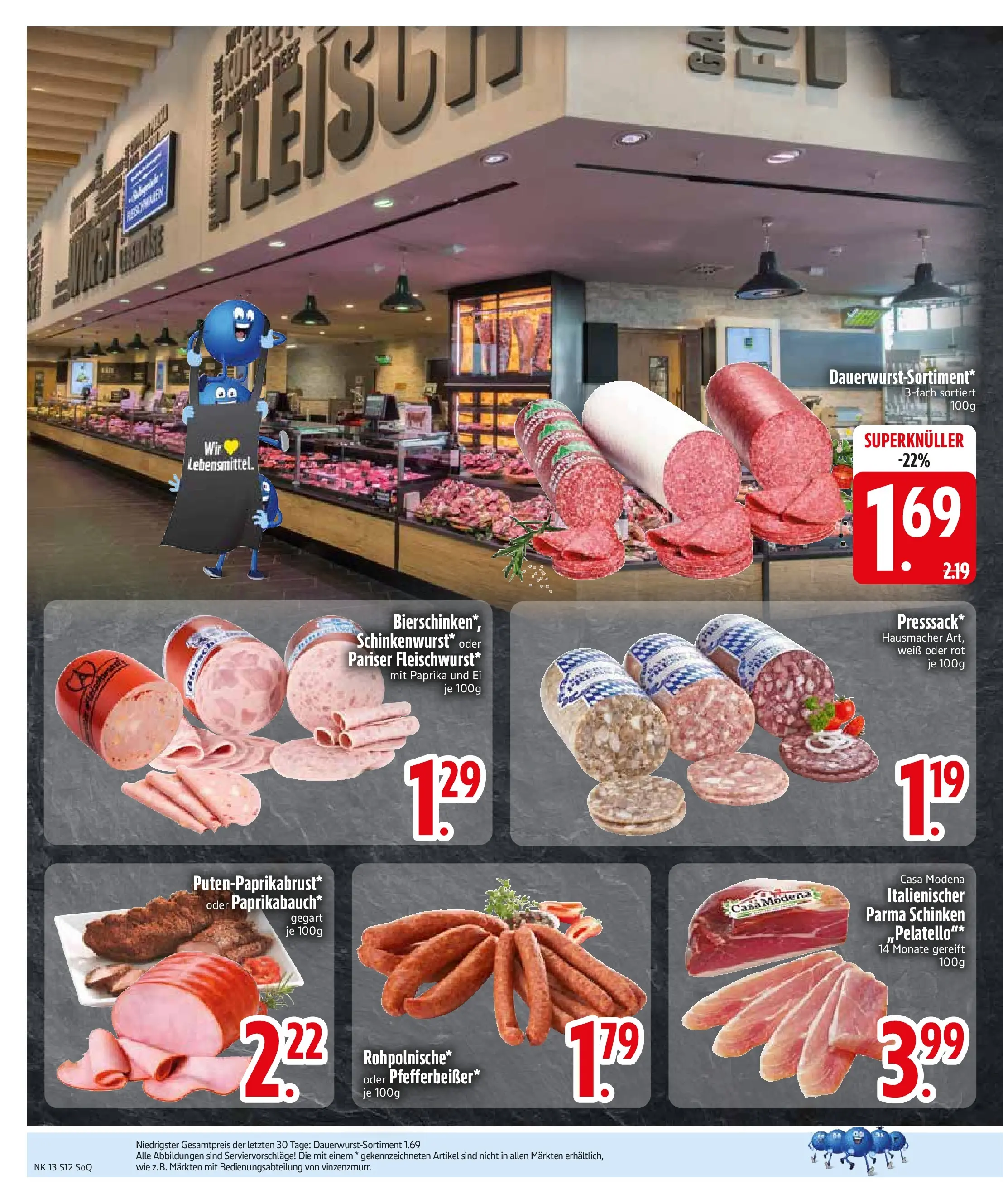 Edeka prospekt Sonthofen	 (ab 22.03.2026) » Angebote Online | Seite: 14 | Produkte: Paprika, Schinken