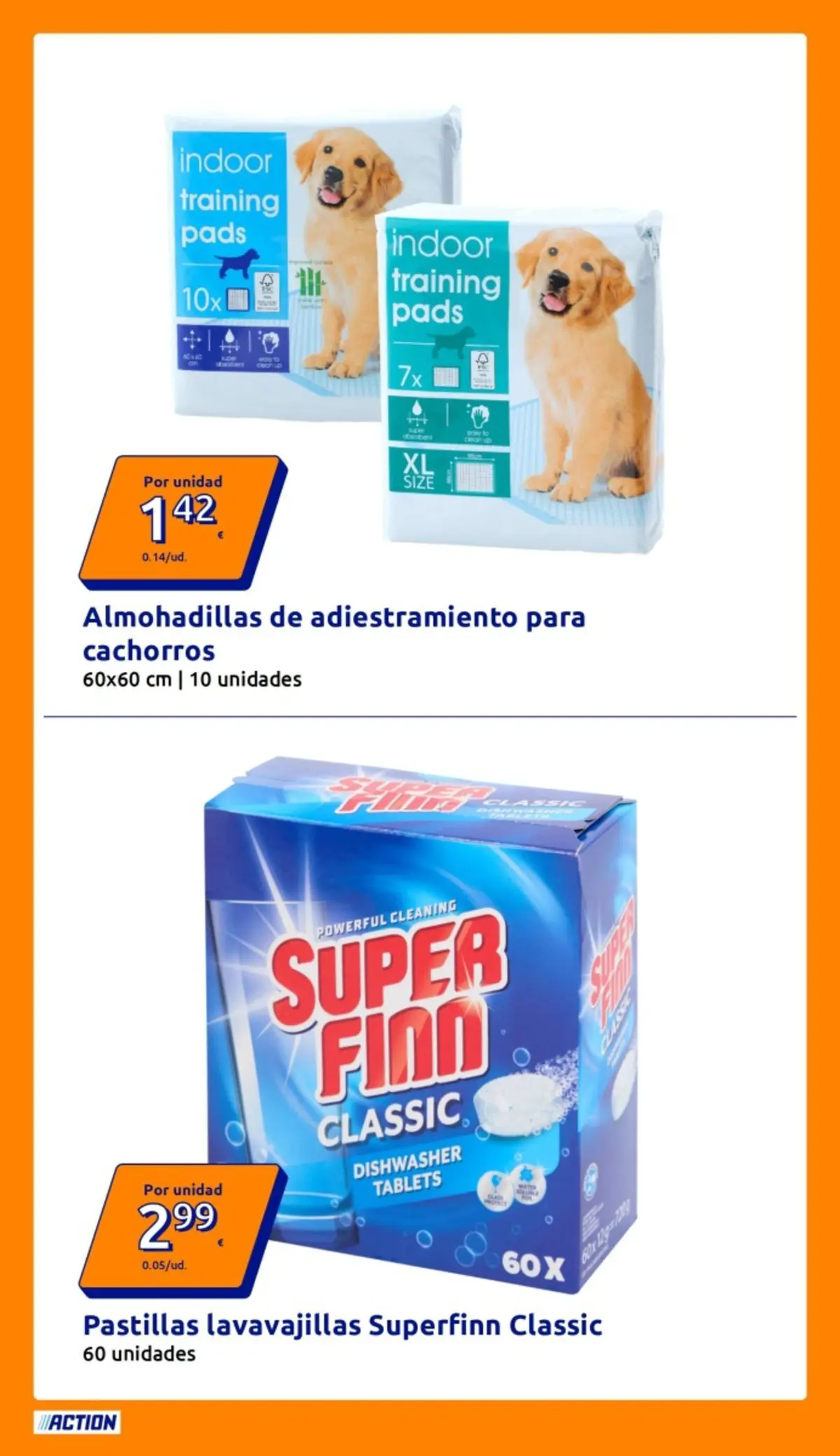 Action - Precios extremadamente bajos 28/02/2026 - 31/03/2026 | Página: 4 | Productos: Pastillas lavavajillas, Lavavajillas