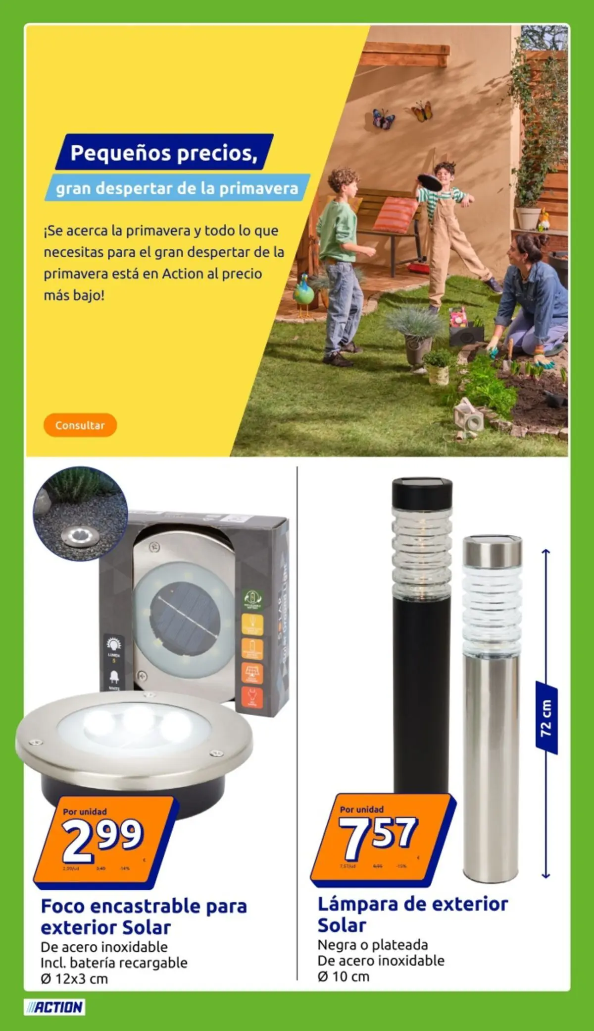 Action - Precios extremadamente bajos 28/02/2026 - 31/03/2026 | Página: 14 | Productos: Batería, Lámpara