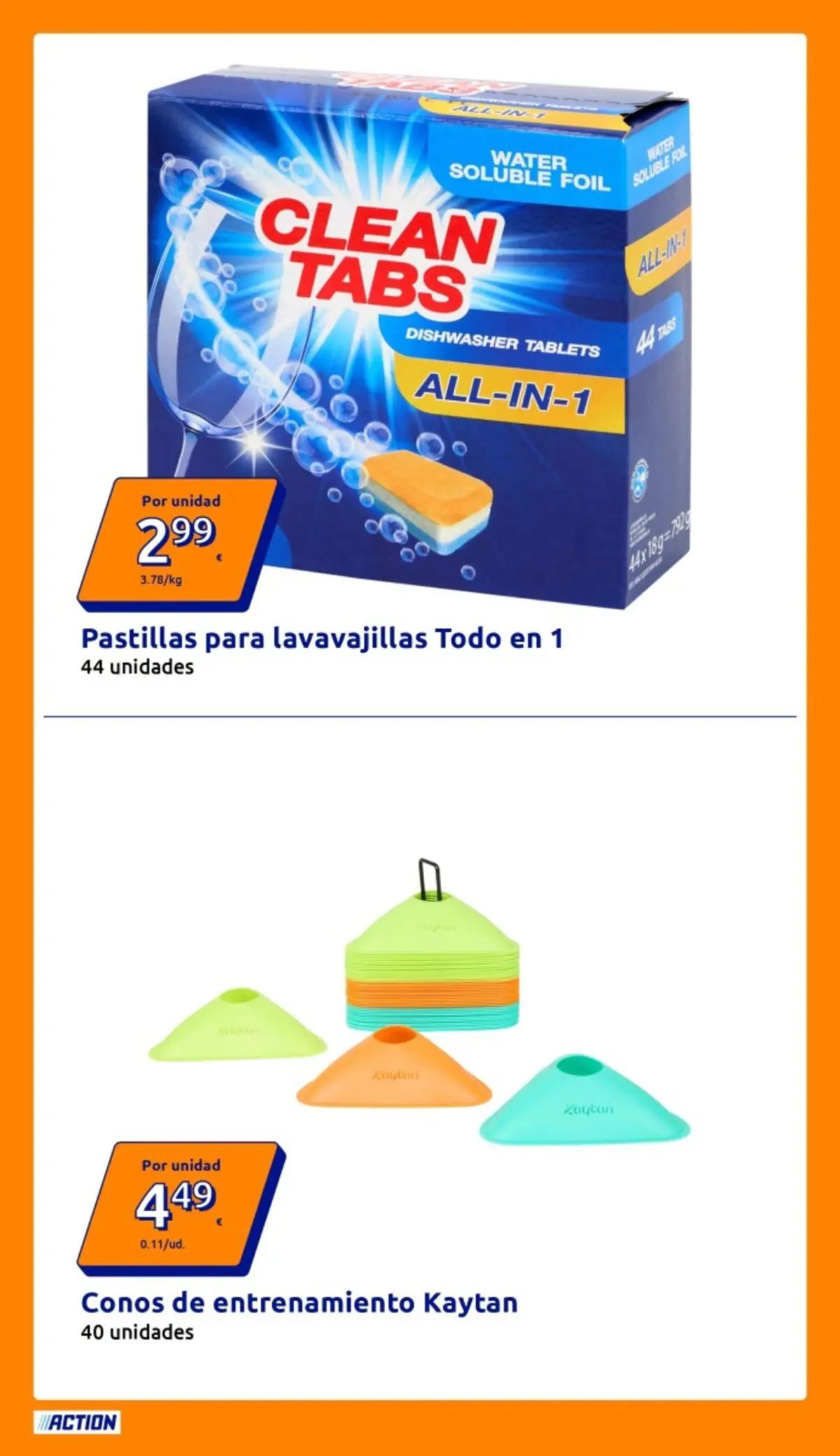 Action - Precios extremadamente bajos 28/02/2026 - 31/03/2026 | Página: 24 | Productos: Pastillas para lavavajillas, Lavavajillas