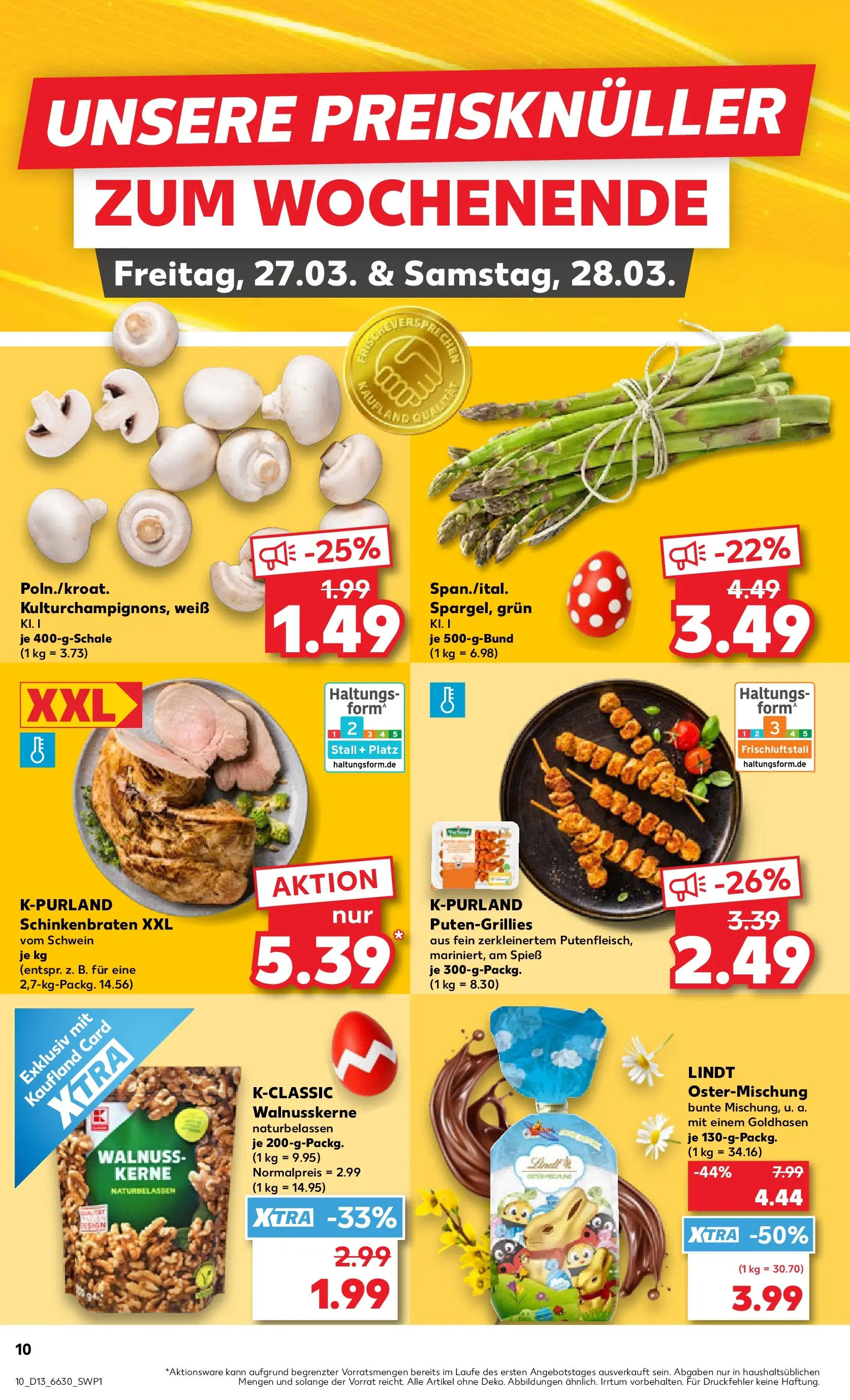 Prospekt Kaufland ab 25.03.2026 » Angebote Online zum Blättern | Seite: 10 | Produkte: Lindt