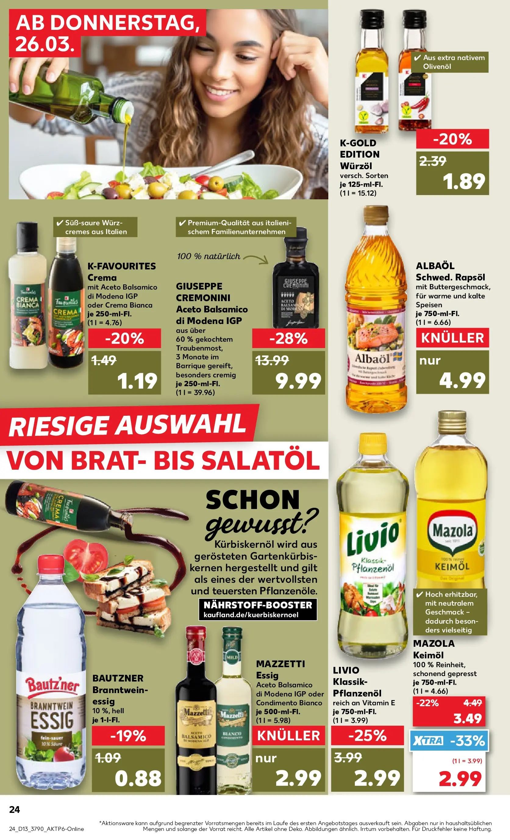 Prospekt Kaufland ab 25.03.2026 » Angebote und Werbung Online | Seite: 24 Prospekt Kaufland ab 25.03.2026 » Angebote Online zum Blättern | Seite: 24