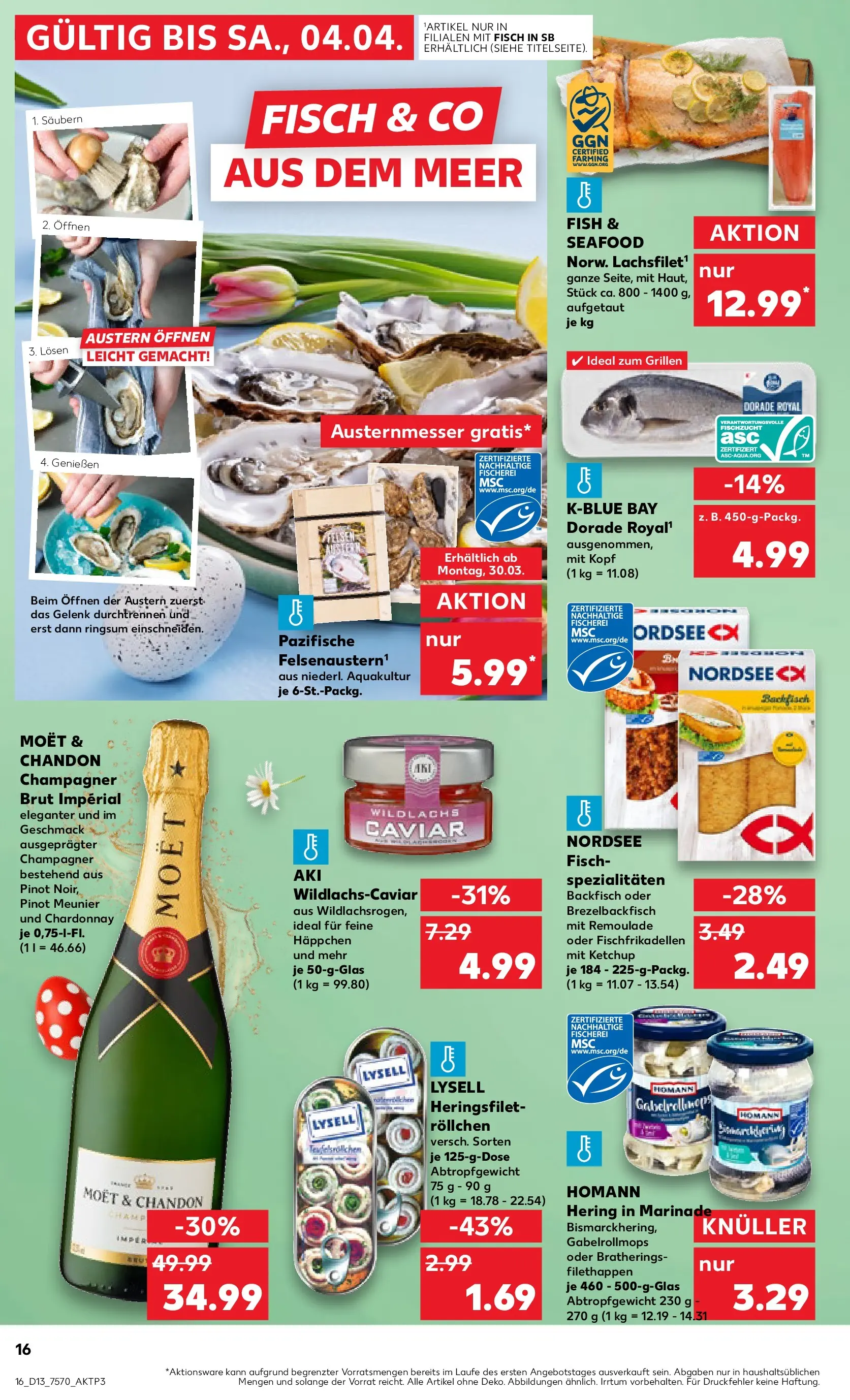 Prospekt Kaufland ab 26.03.2026 » Angebote und Werbung Online | Seite: 16 | Produkte: Dorade, Fisch, Ketchup Prospekt Kaufland ab 26.03.2026 » Angebote Online zum Blättern | Seite: 16 | Produkte: Dorade, Fisch, Ketchup