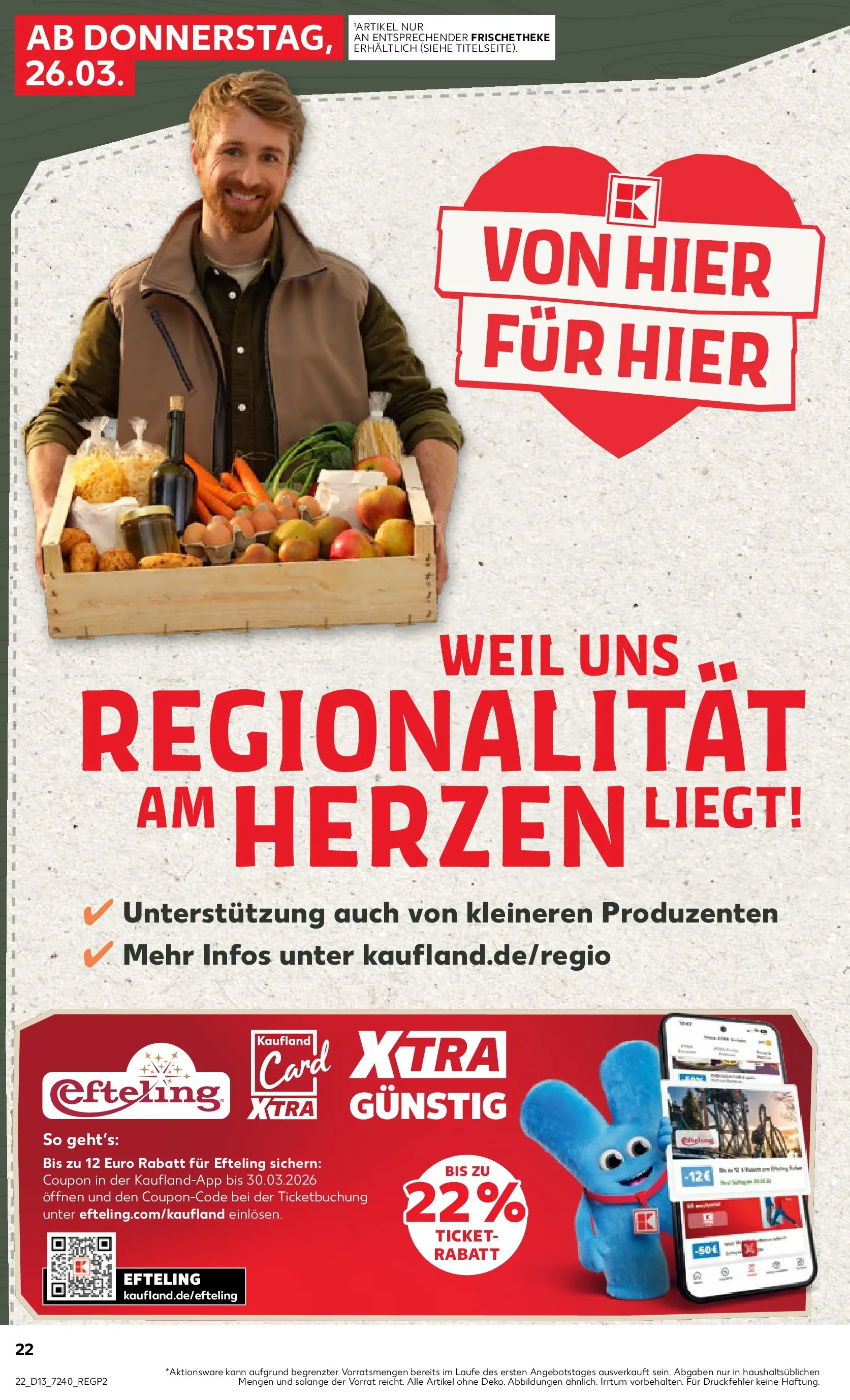 Prospekt Kaufland ab 25.03.2026 » Angebote Online zum Blättern | Seite: 22