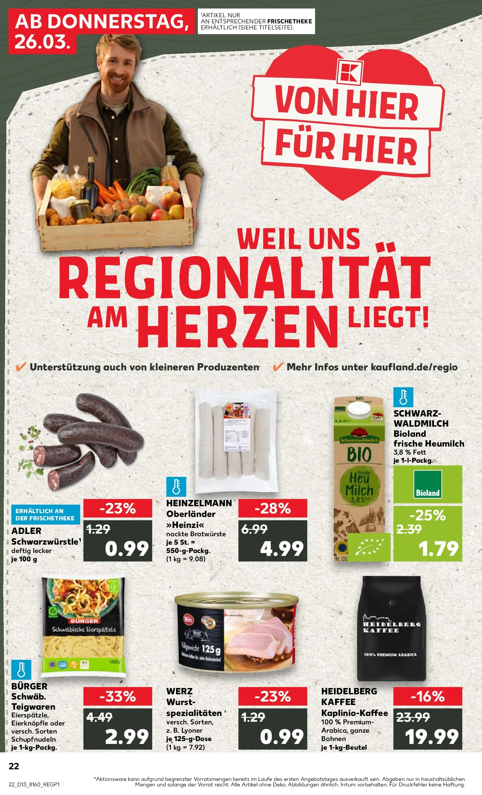 Prospekt Kaufland ab 26.03.2026 » Angebote Online zum Blättern | Seite: 22