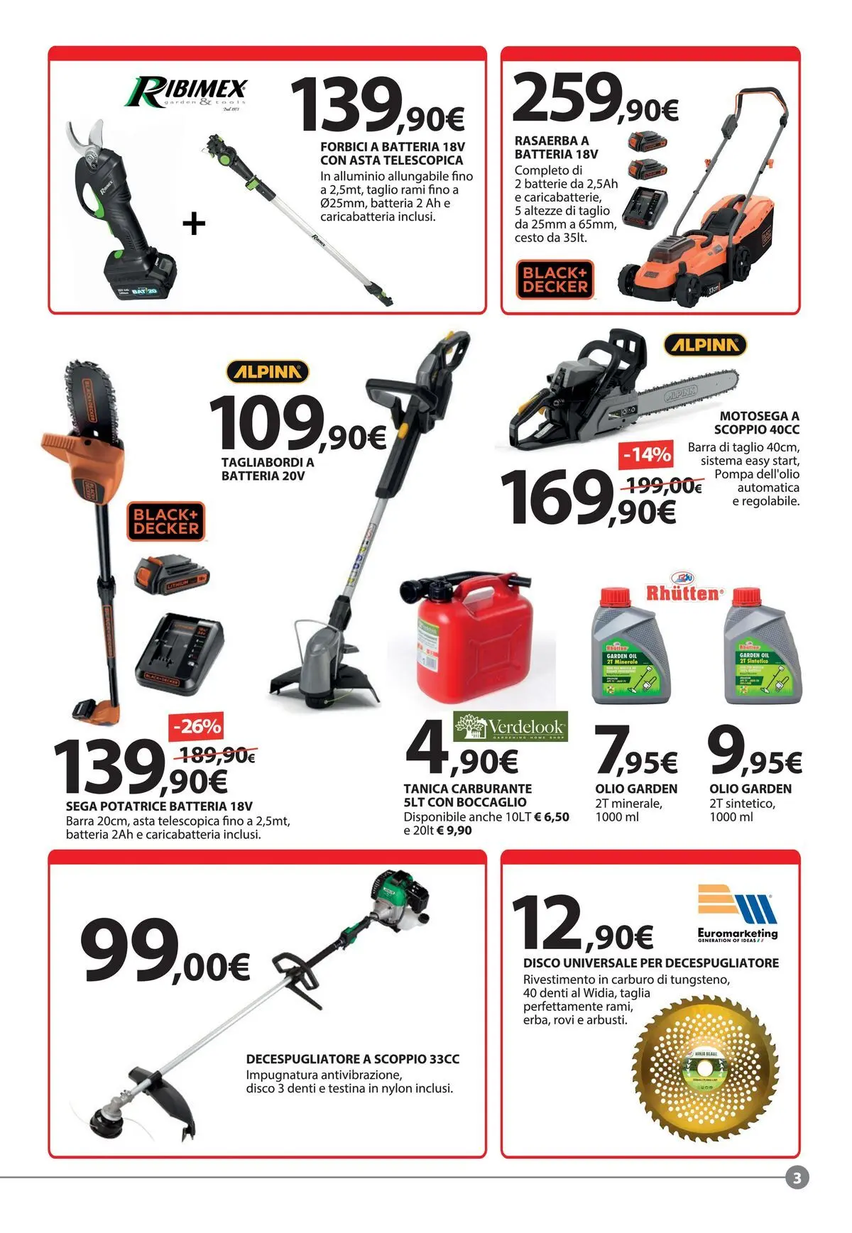 Nuovo Offerte - Ogni idea merita la sua Primavera dal 18/03/2026 > offerte anteprima 🛍️ | Pagina: 3 | Prodotti: Boccaglio, Rasaerba, Alluminio, Batteria