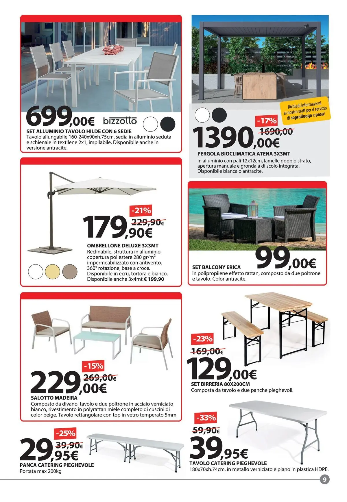 Nuovo Offerte - Ogni idea merita la sua Primavera dal 18/03/2026 > offerte anteprima 🛍️ | Pagina: 9 | Prodotti: Panca, Ombrellone, Pergola, Miele
