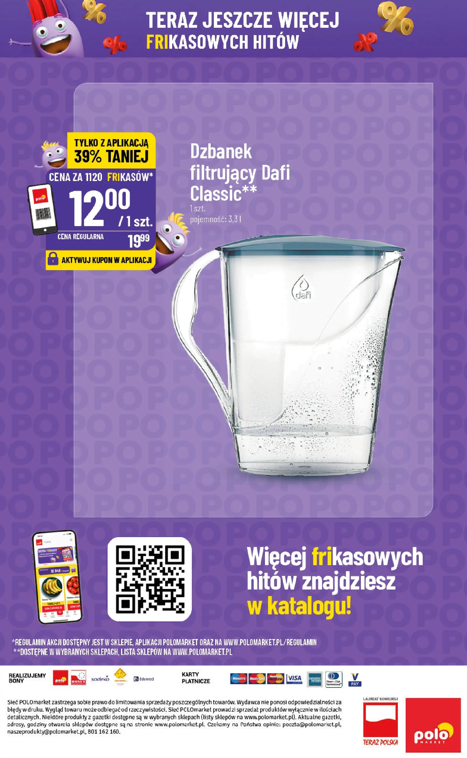 Nowa POLOmarket gazetka od jutra 18.03.2026 | Strona: 10 | Produkty: Dzbanek