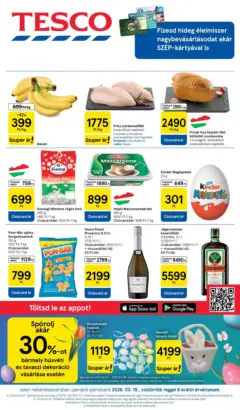 Tesco - Tesco újság érvényessége 2026.03.25-ig - amely érvényes a következő dátumtól: 18.03.2026