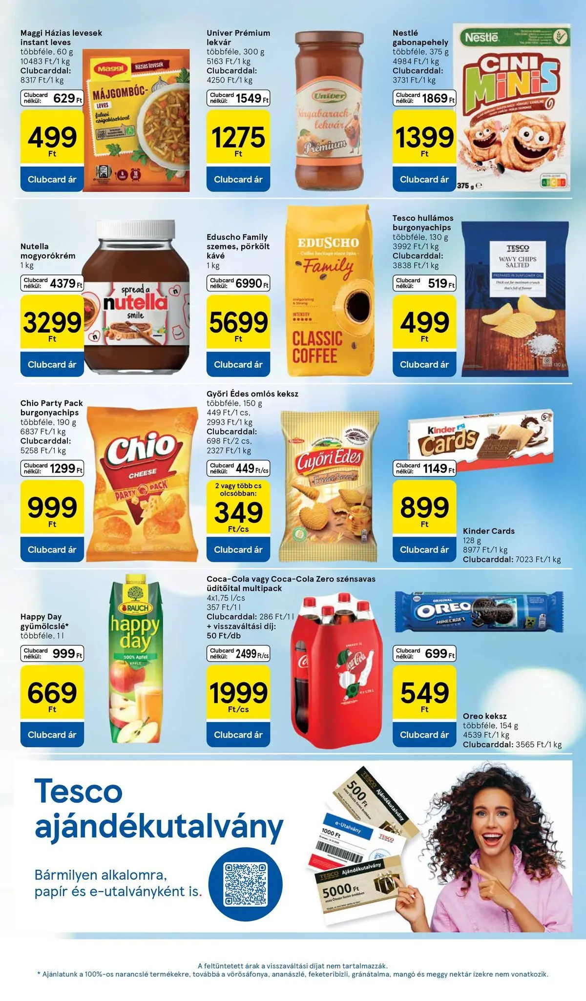 Tesco akciós újság - 2026.03.19.-tól - online | Oldal: 5 | Termékek: Gabonapehely, Kávé, Narancslé, Mogyorókrém