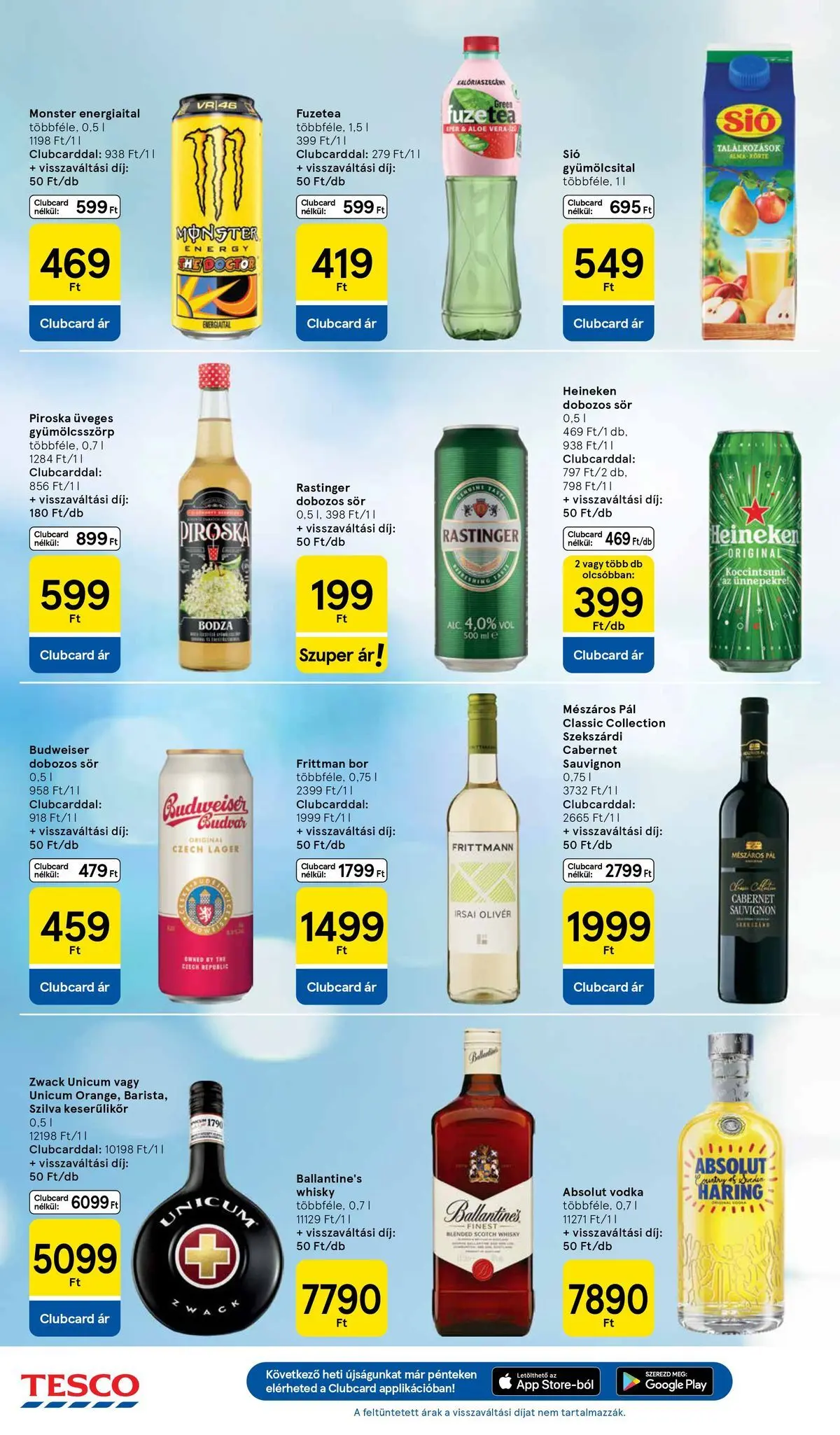 Tesco akciós újság - 2026.03.19.-tól - online | Oldal: 6 | Termékek: Gyümölcsital, Energiaital, Szilva, Sör