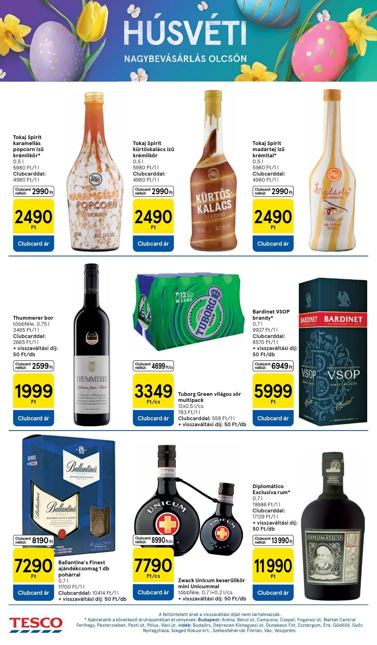Tesco akciós újság - 2026.03.19.-tól - online | Oldal: 12 | Termékek: Kalács, Brandy, Bor, Sör