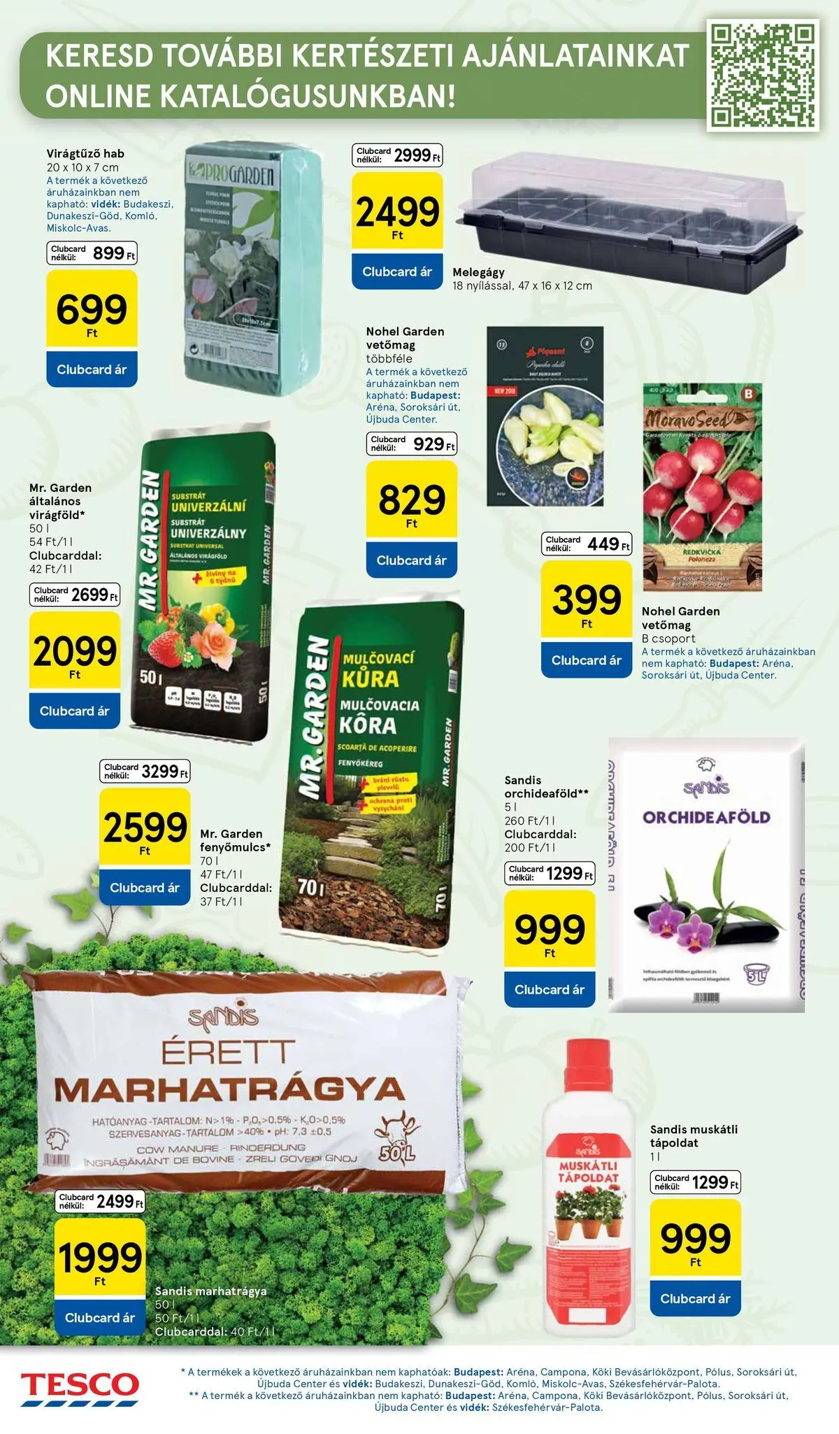 Tesco akciós újság - 2026.03.19.-tól - online | Oldal: 14 | Termékek: Vetőmag, Tápoldat, Virágföld